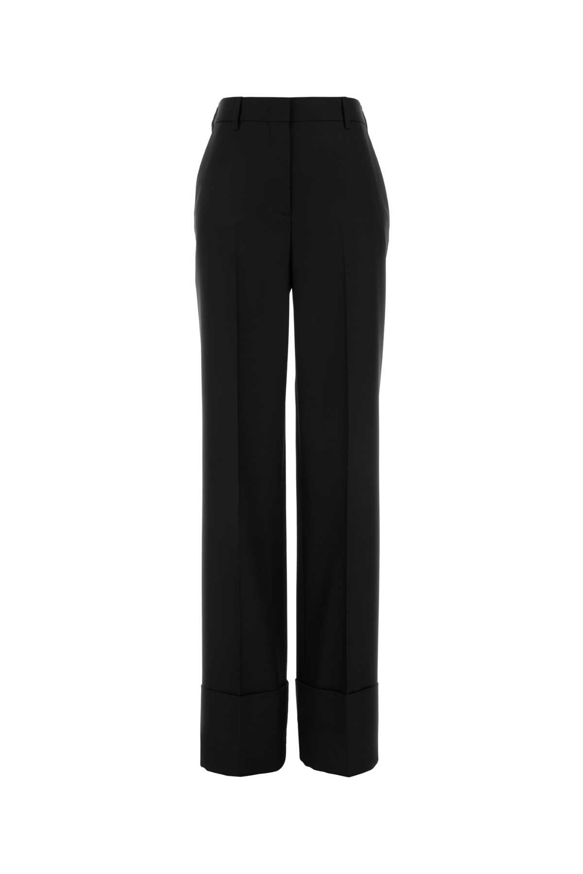 BLACK WOOL PANT Valentino Garavani BLACK 40
