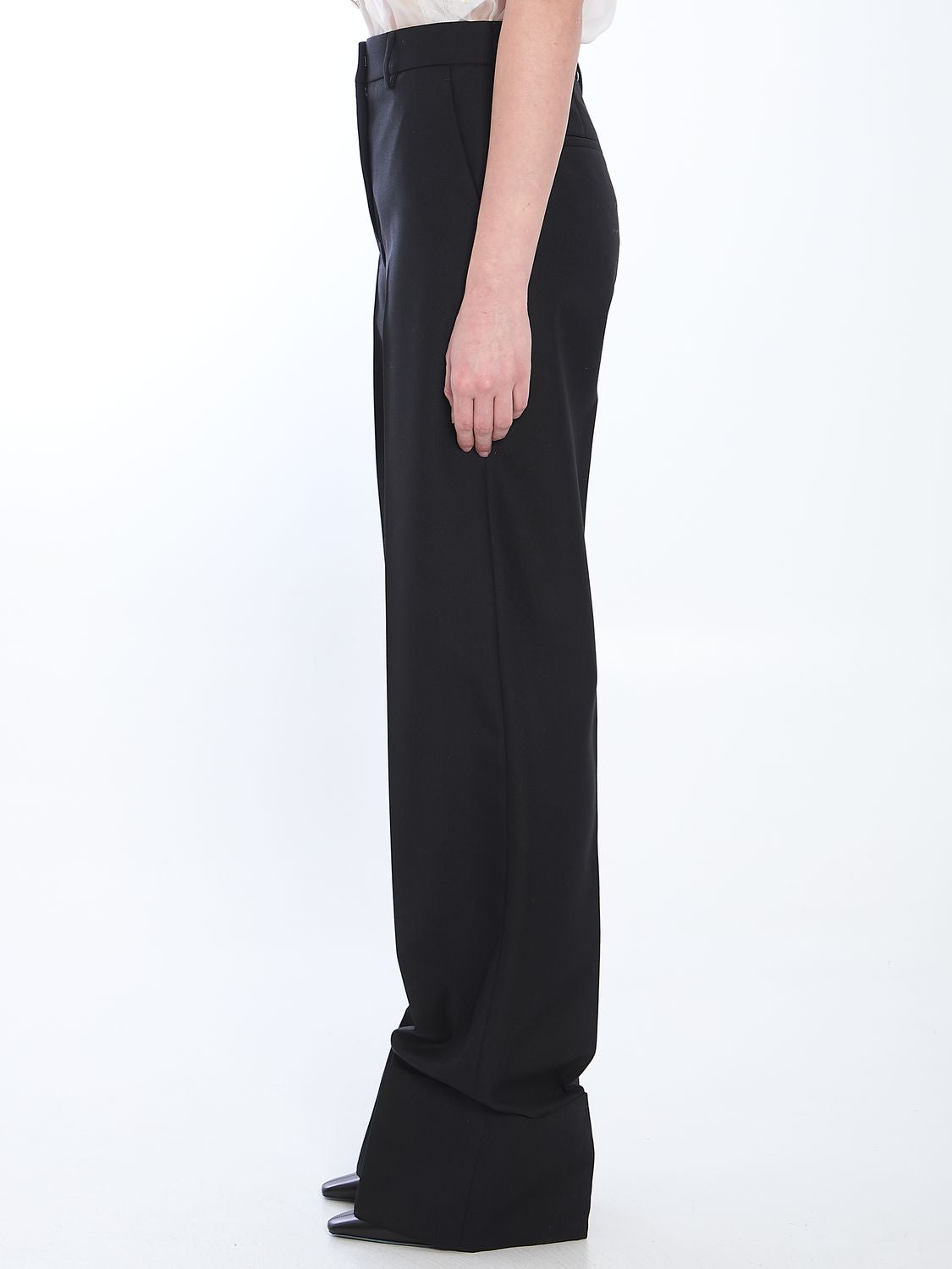 BLACK WOOL PANT Valentino Garavani
