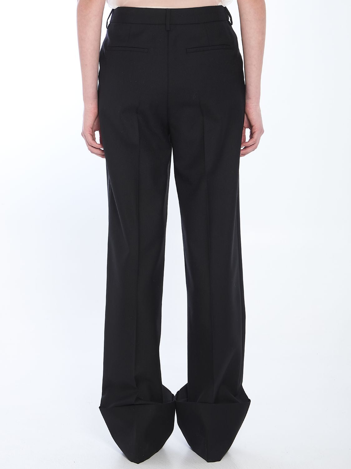 BLACK WOOL PANT Valentino Garavani