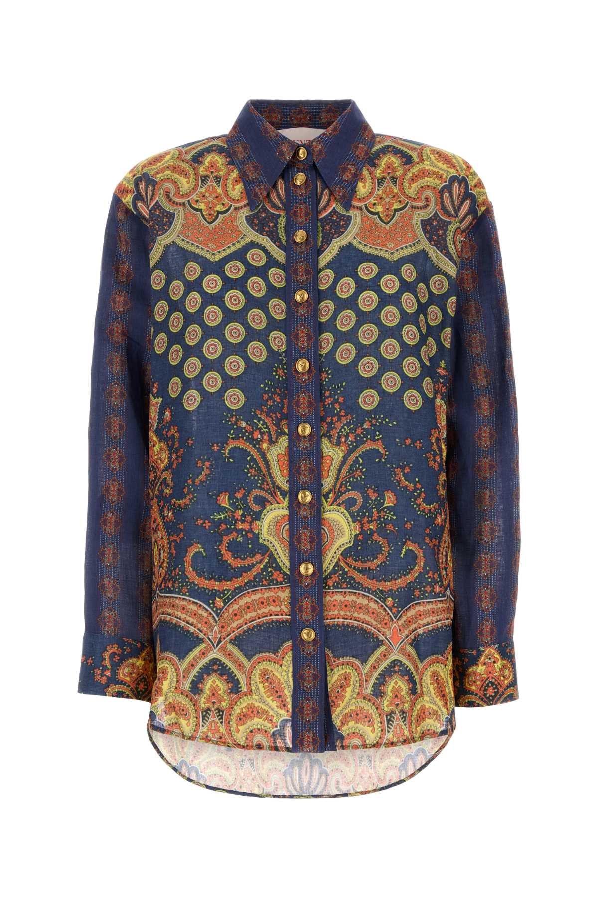 PRINTED LINEN SHIRT Valentino Garavani PRINTED 46