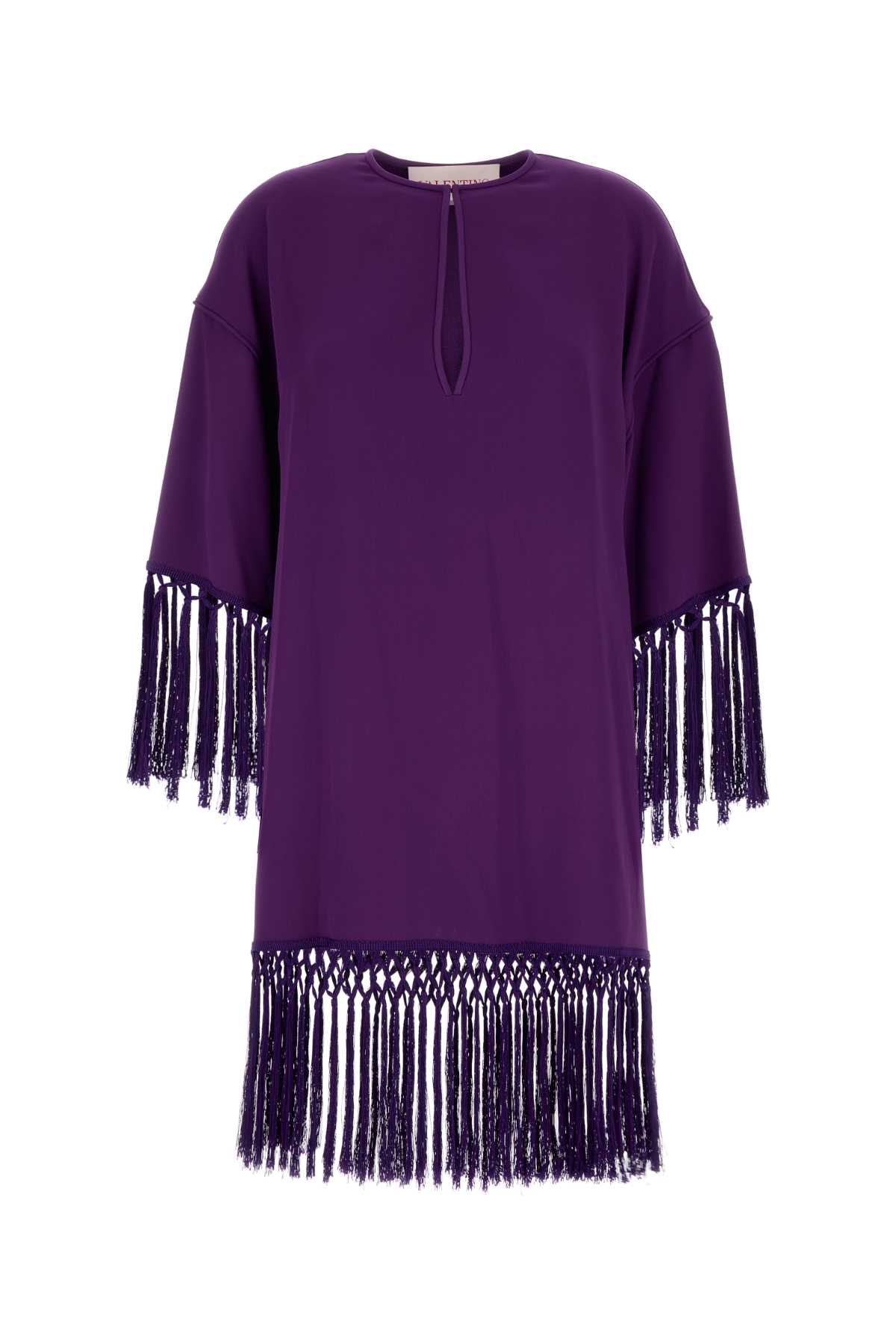 PURPLE CADY DRESS Valentino Garavani PURPLE 40