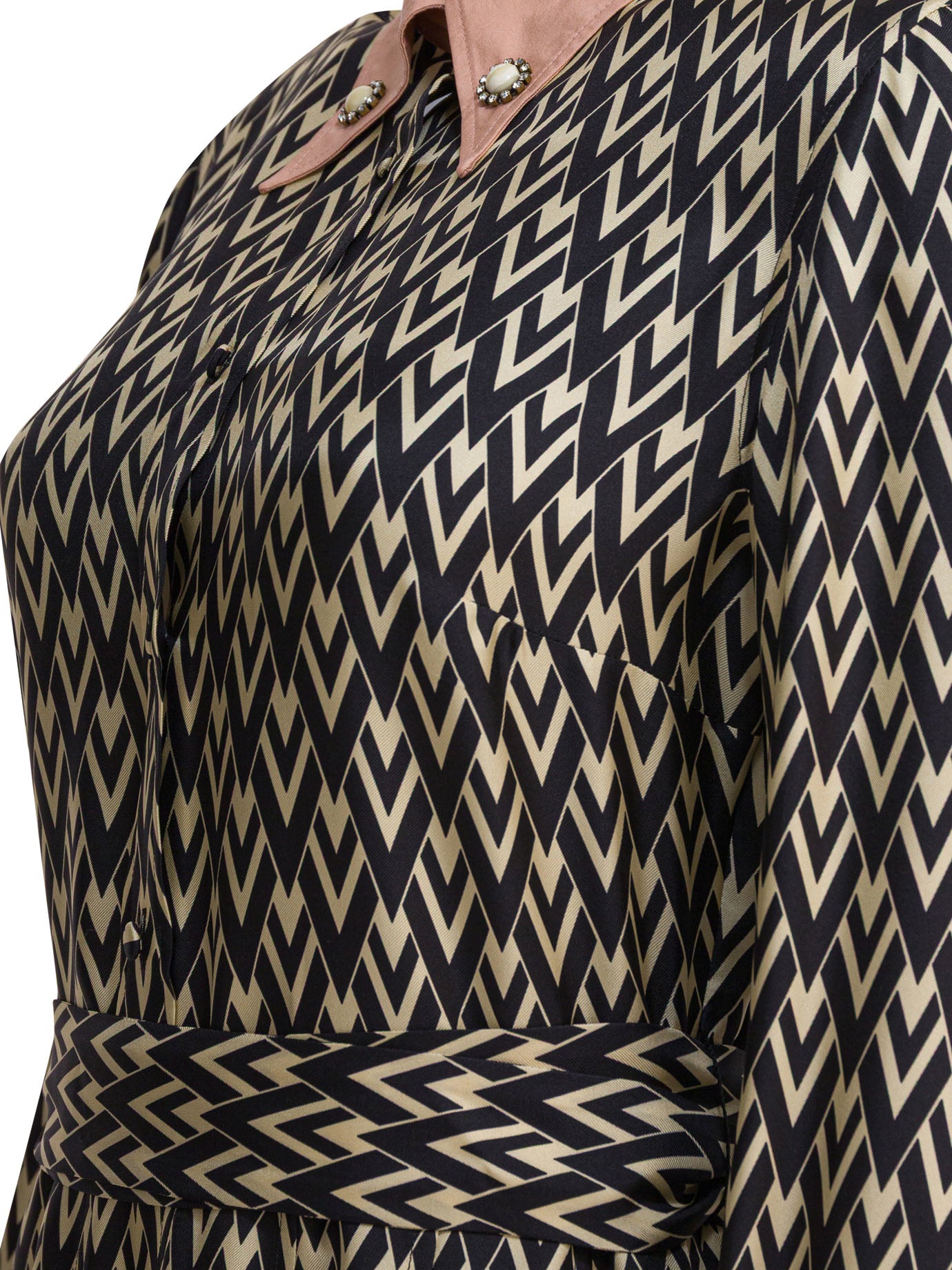 BLACK SILK DRESS Valentino