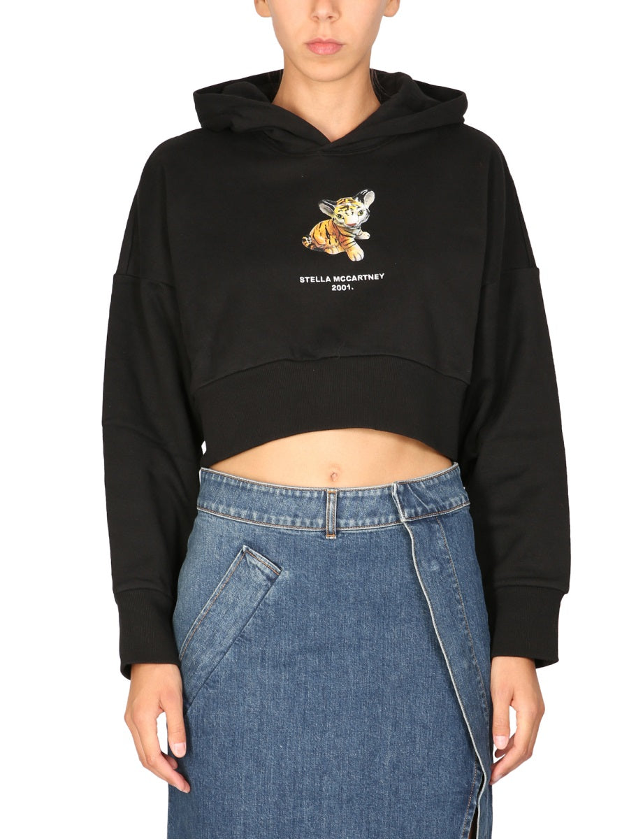 TIGER SWEATSHIRT Stella McCartney BLACK 40