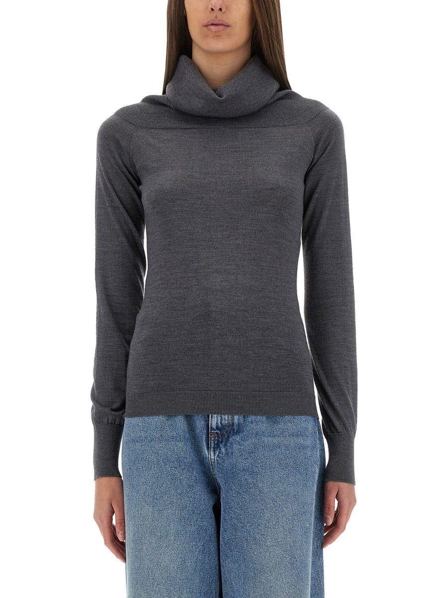 VIRGIN WOOL TURTLENECK SWEATER Stella McCartney grey M