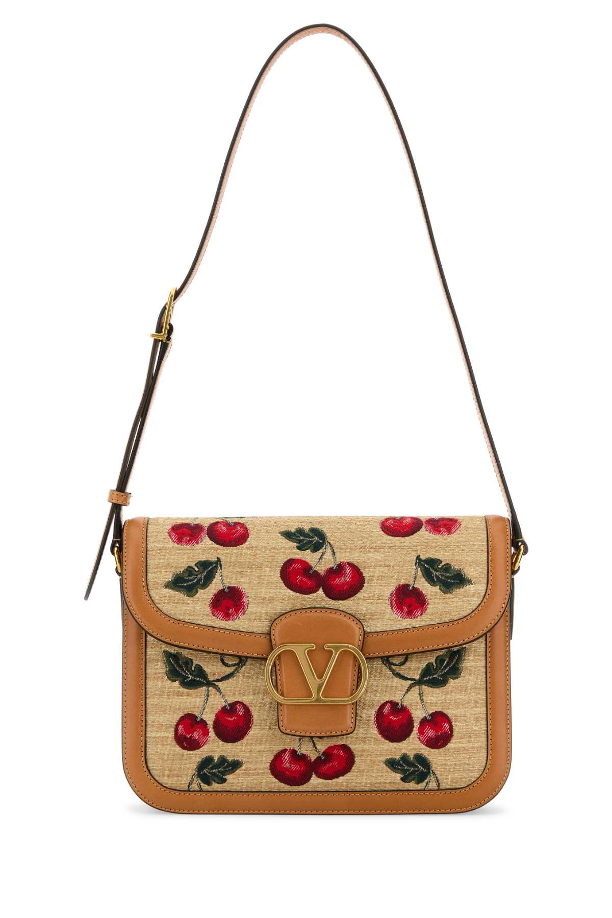 EMBROIDERED RAFFIA 9T05 CROSSBODY BAG Valentino Garavani PRINTED TU