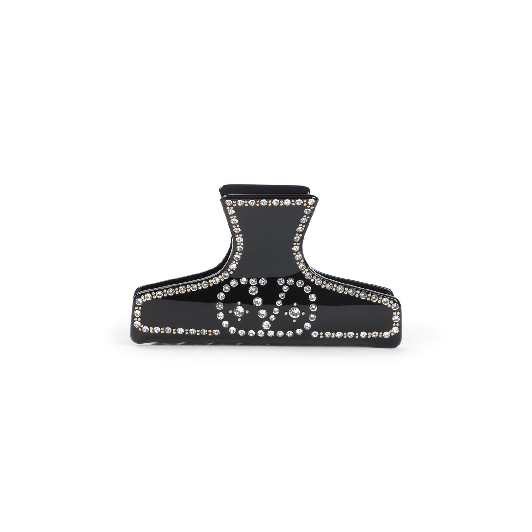 RESIN HAIR CLIP Valentino Garavani BLACK UNICA