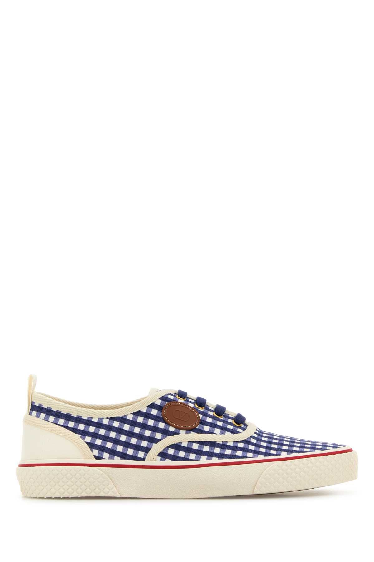 PRINTED CANVAS NOJOKE SNEAKERS Valentino Garavani CHECKED 42.5