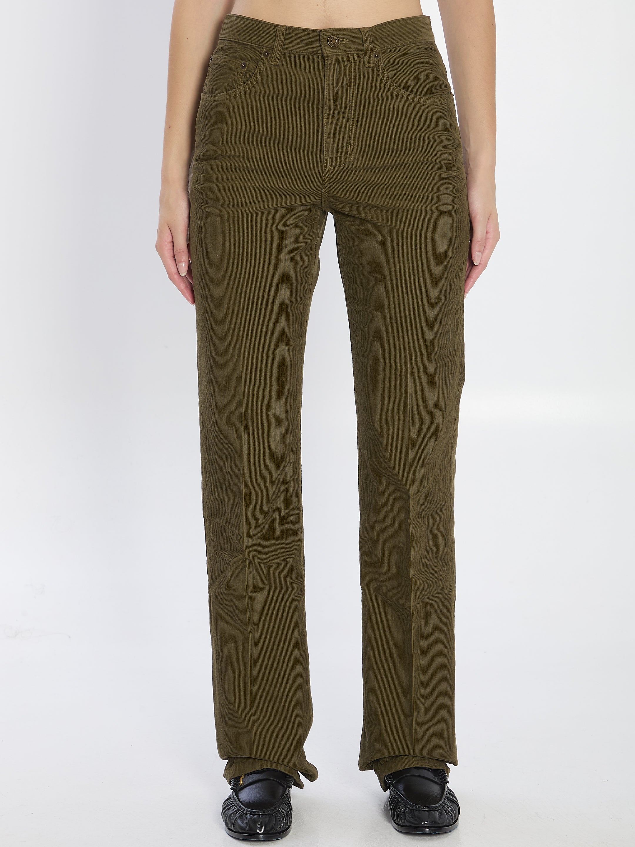 CLYDE PANTS Saint Laurent GREEN 25