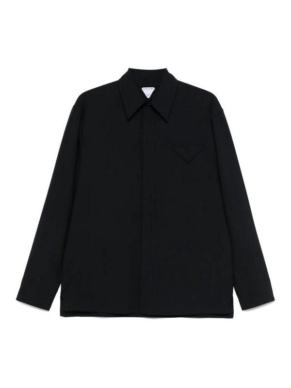 WOOL SHIRT Bottega Veneta BLUE 42