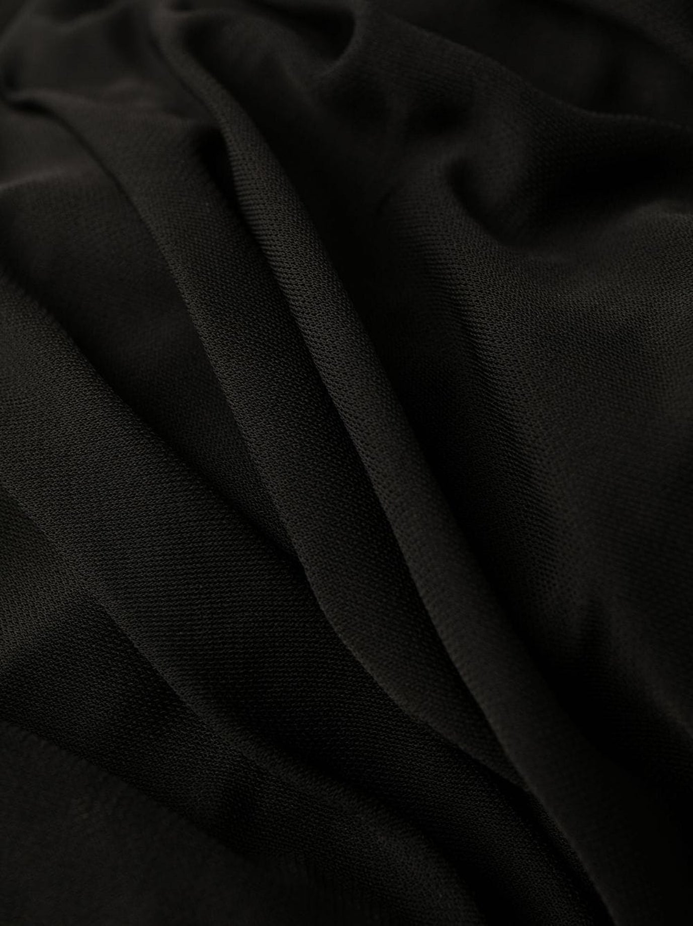 CUPRO BLACK DRESS Saint Laurent