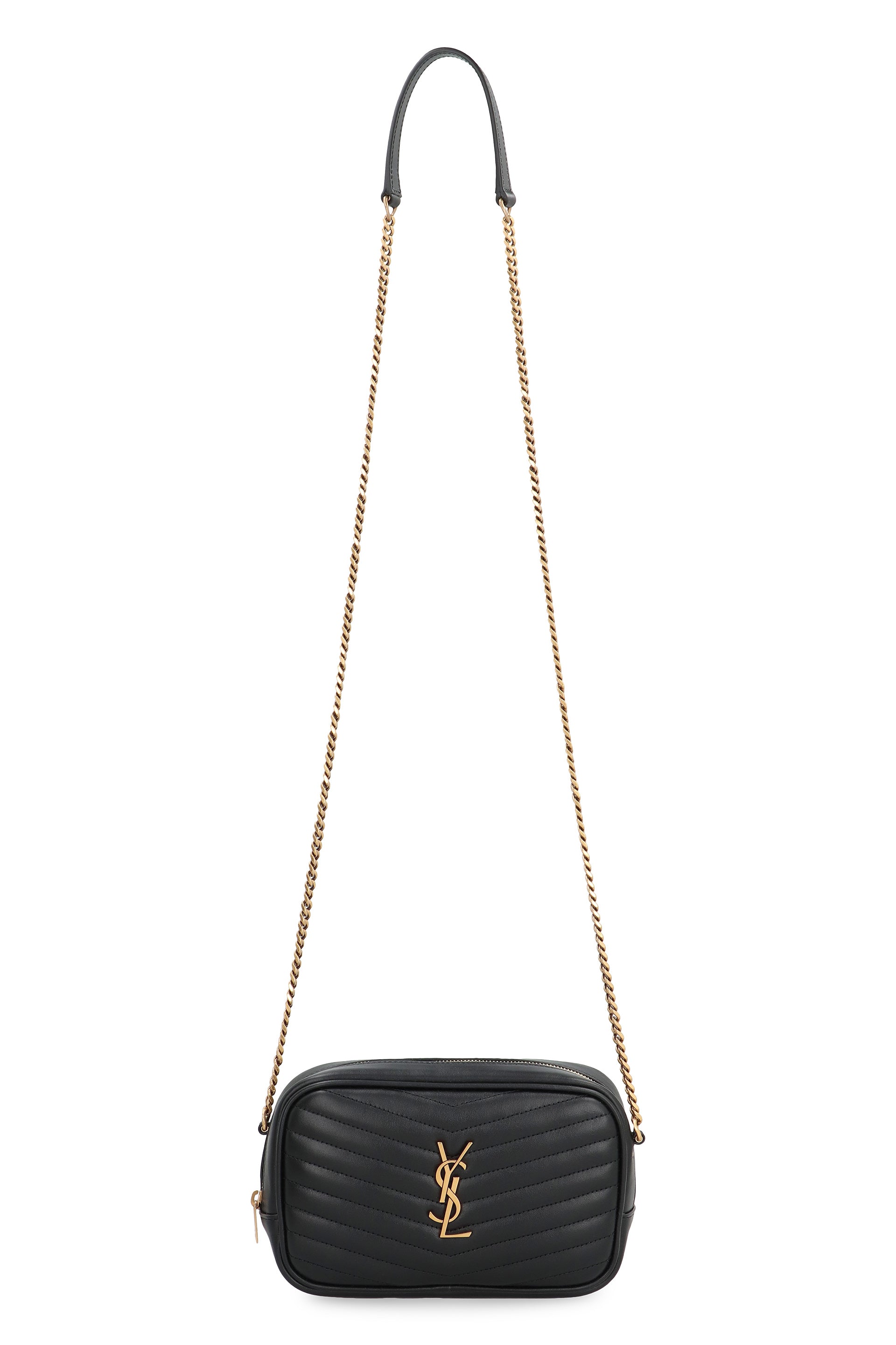 LOU LEATHER MINI CROSSBODY BAG Saint Laurent