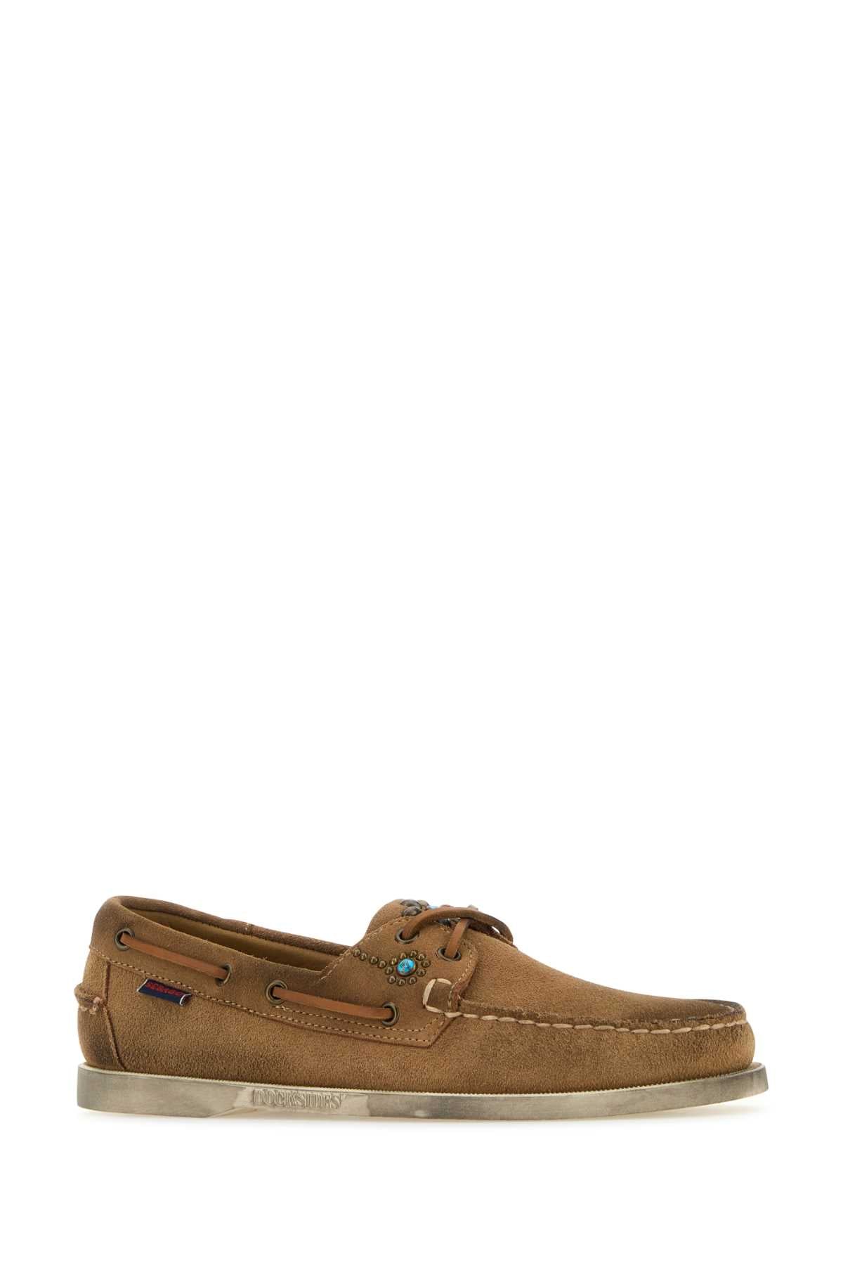 CAMEL SUEDE PORTLAND FLESH OUT LOAFERS Sebago