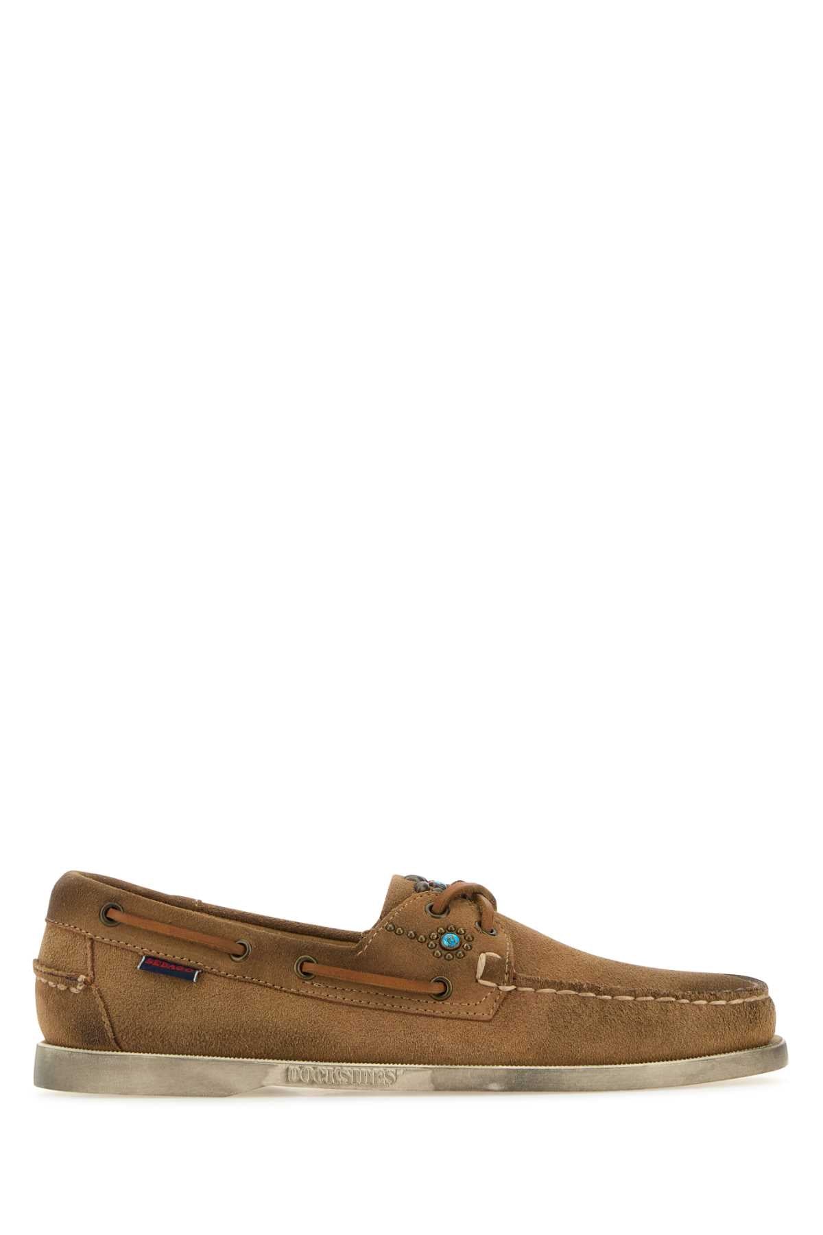 CAMEL SUEDE PORTLAND FLESH OUT LOAFERS Sebago CAMEL 7