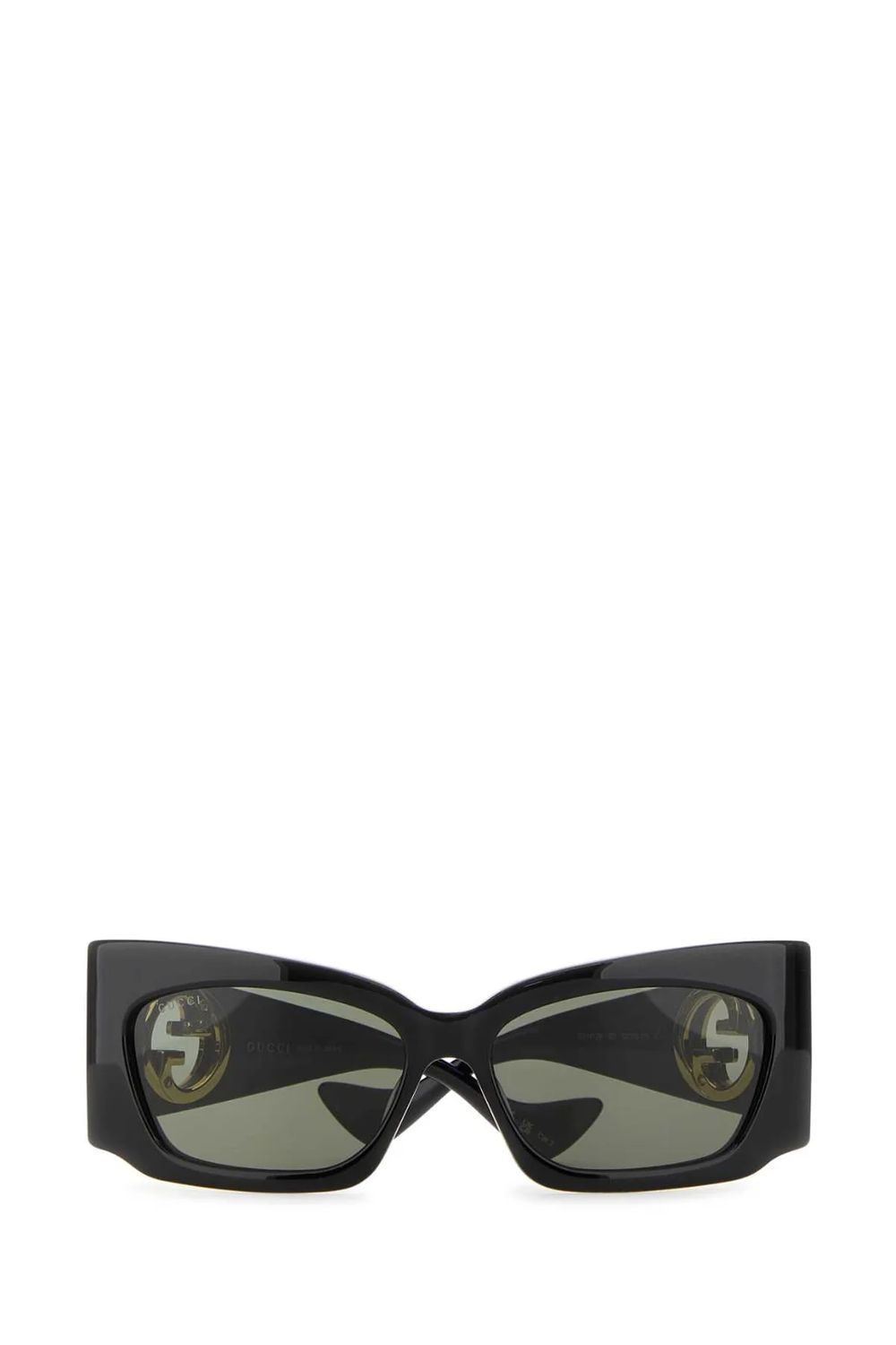 BLACK ACETATE SUNGLASSES Gucci BLACK UNI