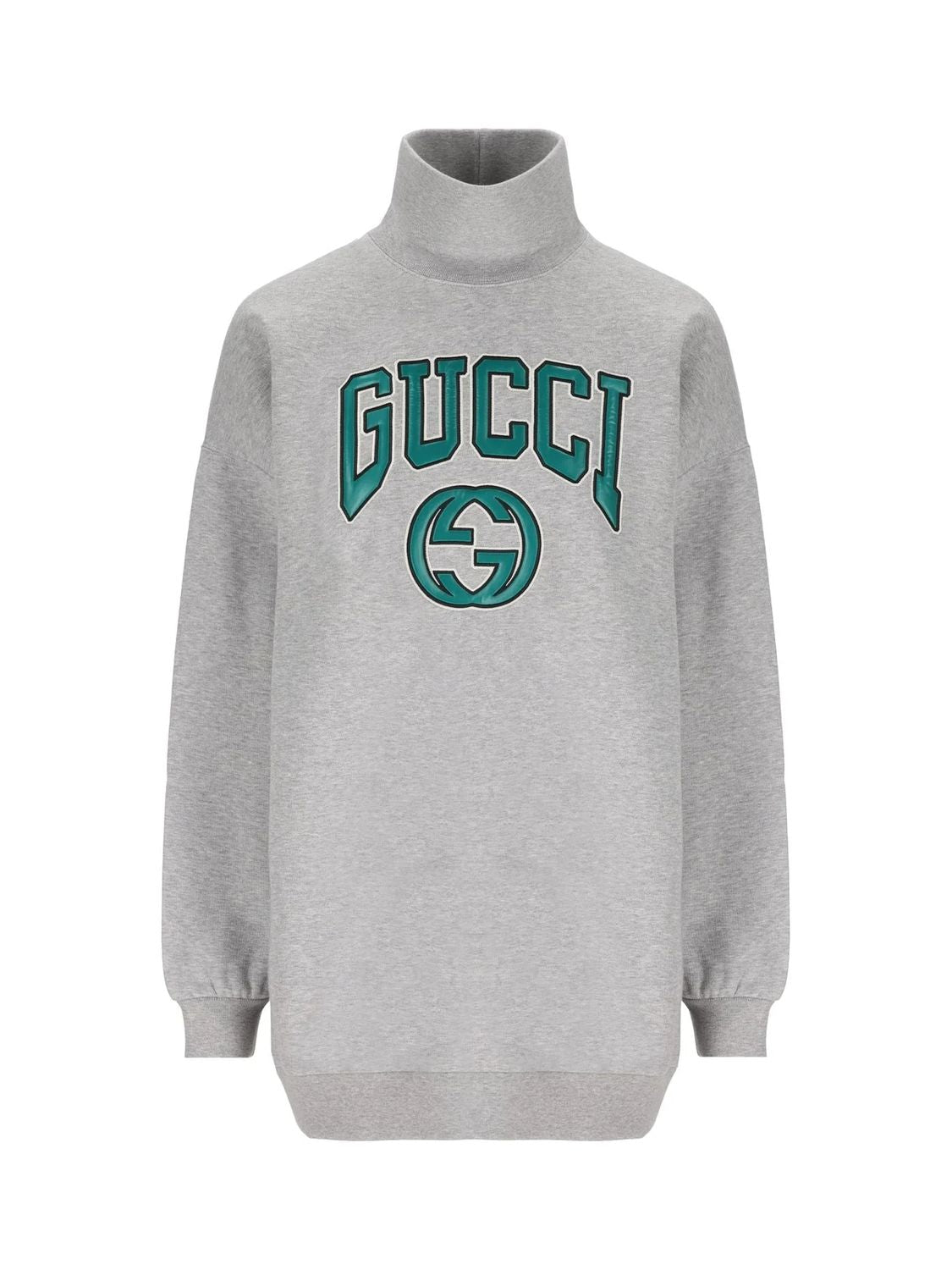 SWEATSHIRT WITH EMBROIDERY Gucci GREY XS