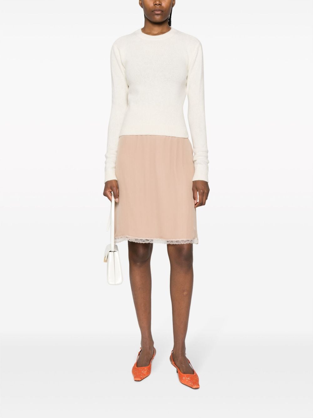 SILK CHIFFON SKIRT Gucci