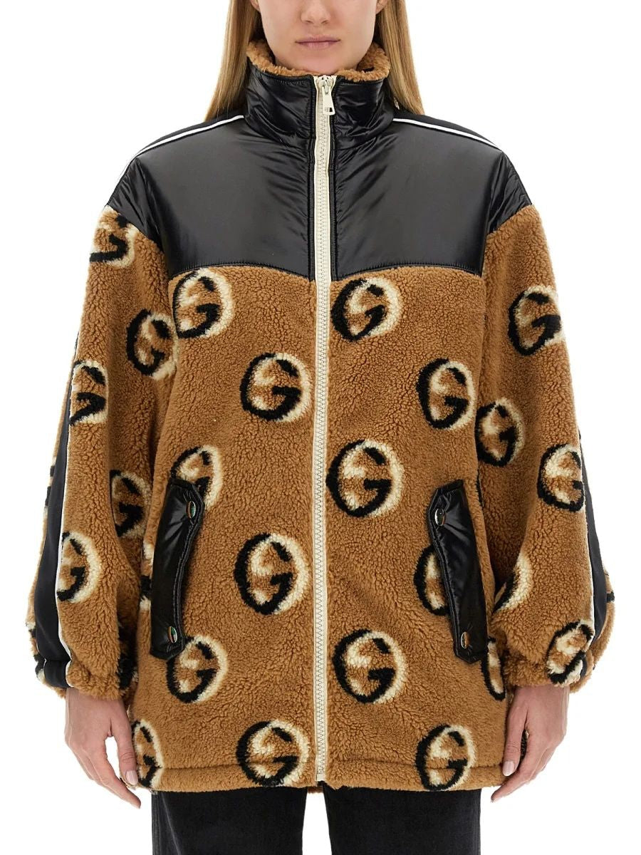 JACQUARD ZIPPER JACKET Gucci BEIGE XS