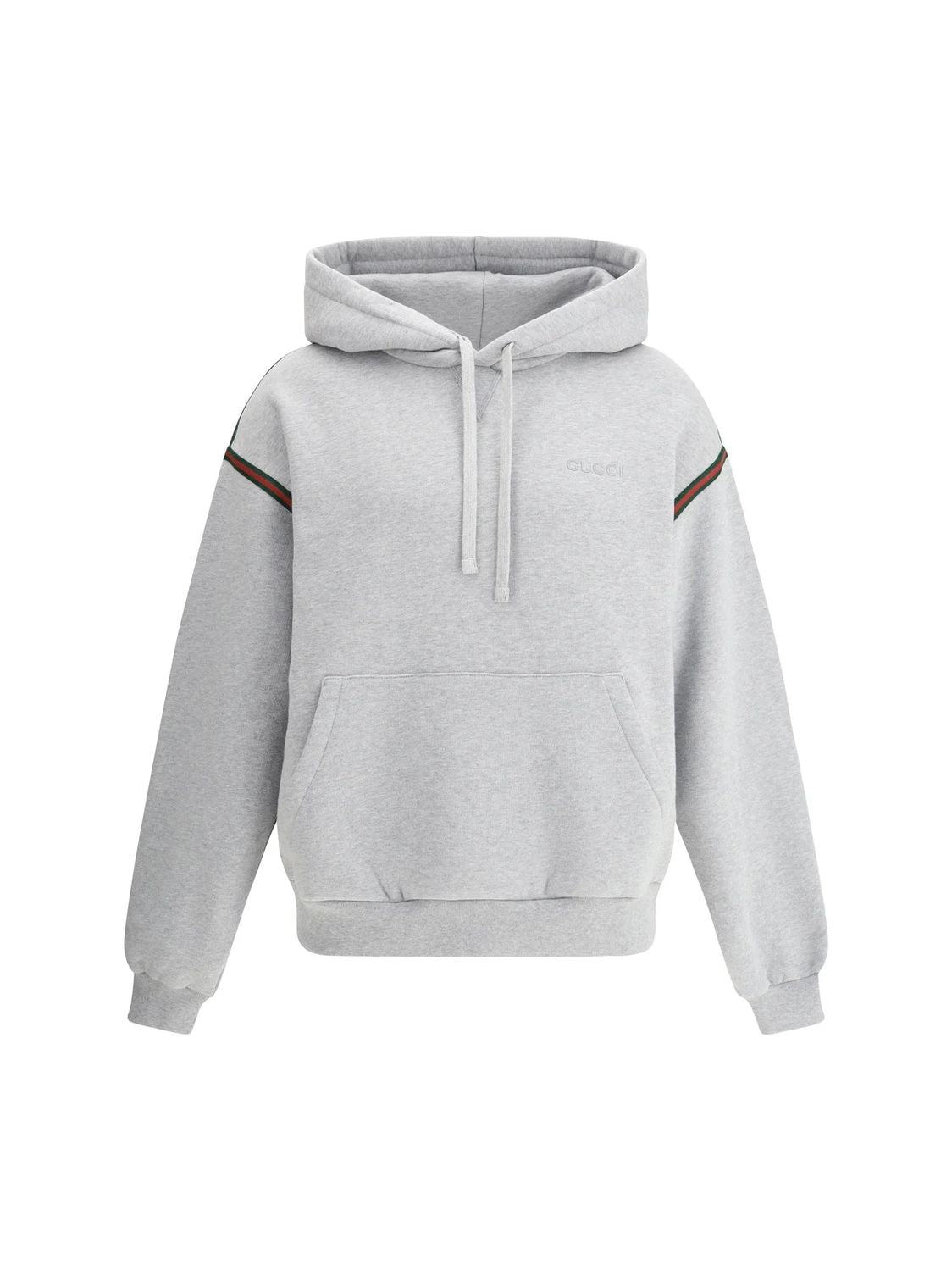 COTTON JERSEY HOODIE Gucci GREY M