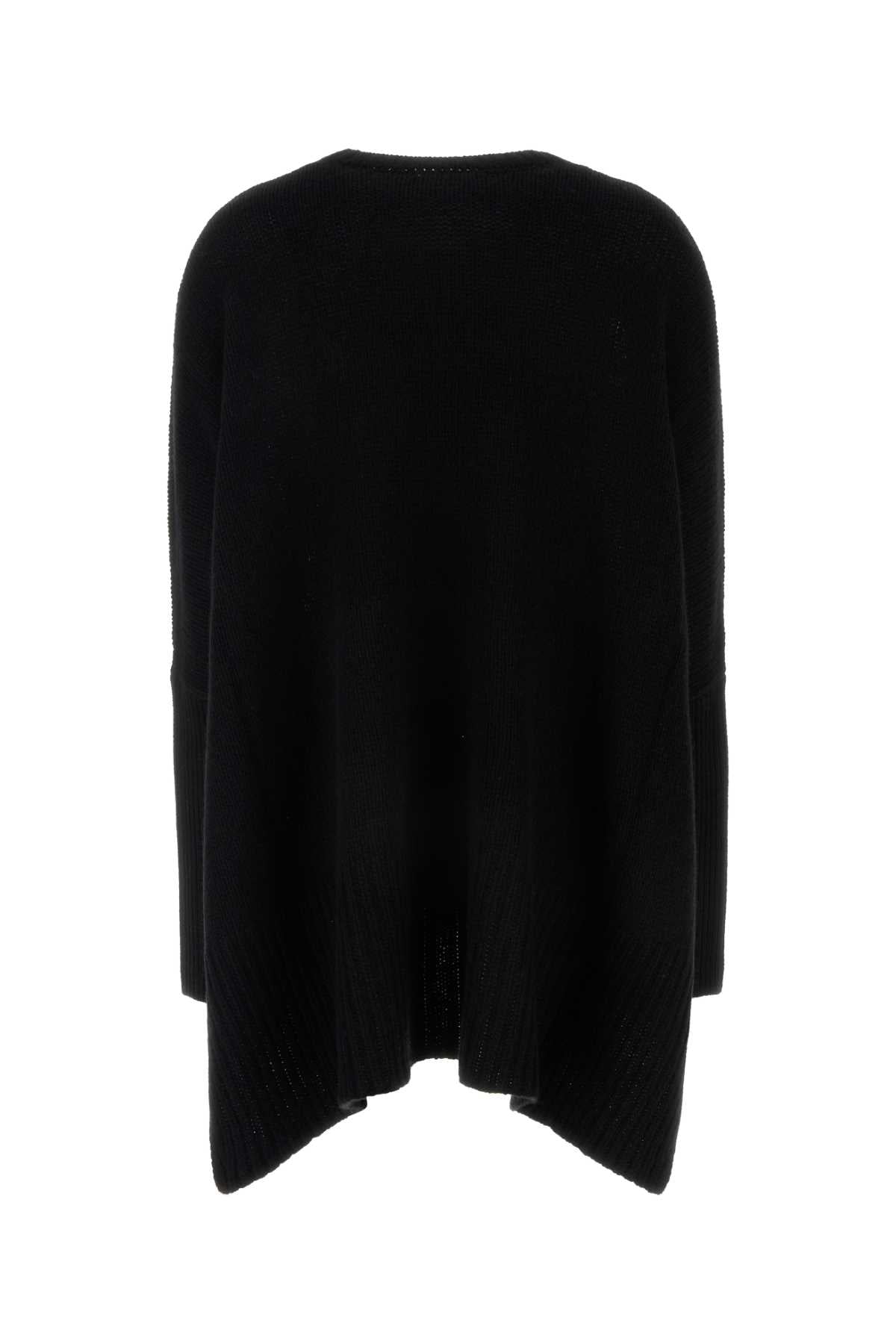 BLACK CASHMERE OVERSIZE SWEATER Co
