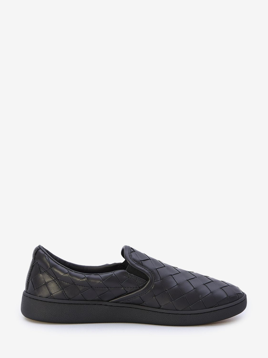 BLACK LEATHER SAWYER SLIP ONS Bottega Veneta