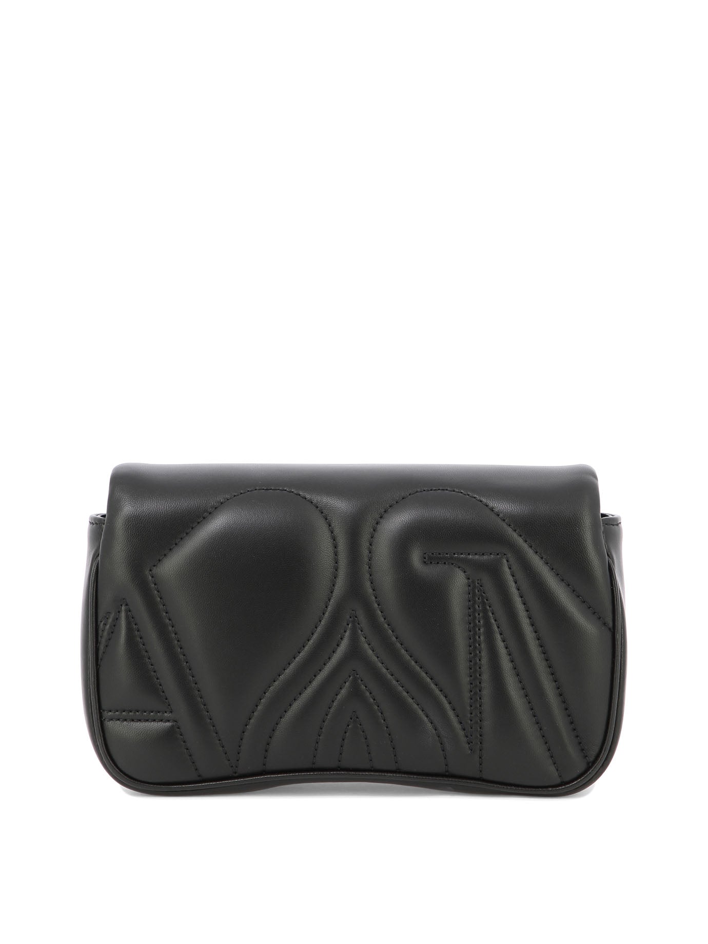 LEATHER BLACK CROSSBODY BAG Alexander McQueen
