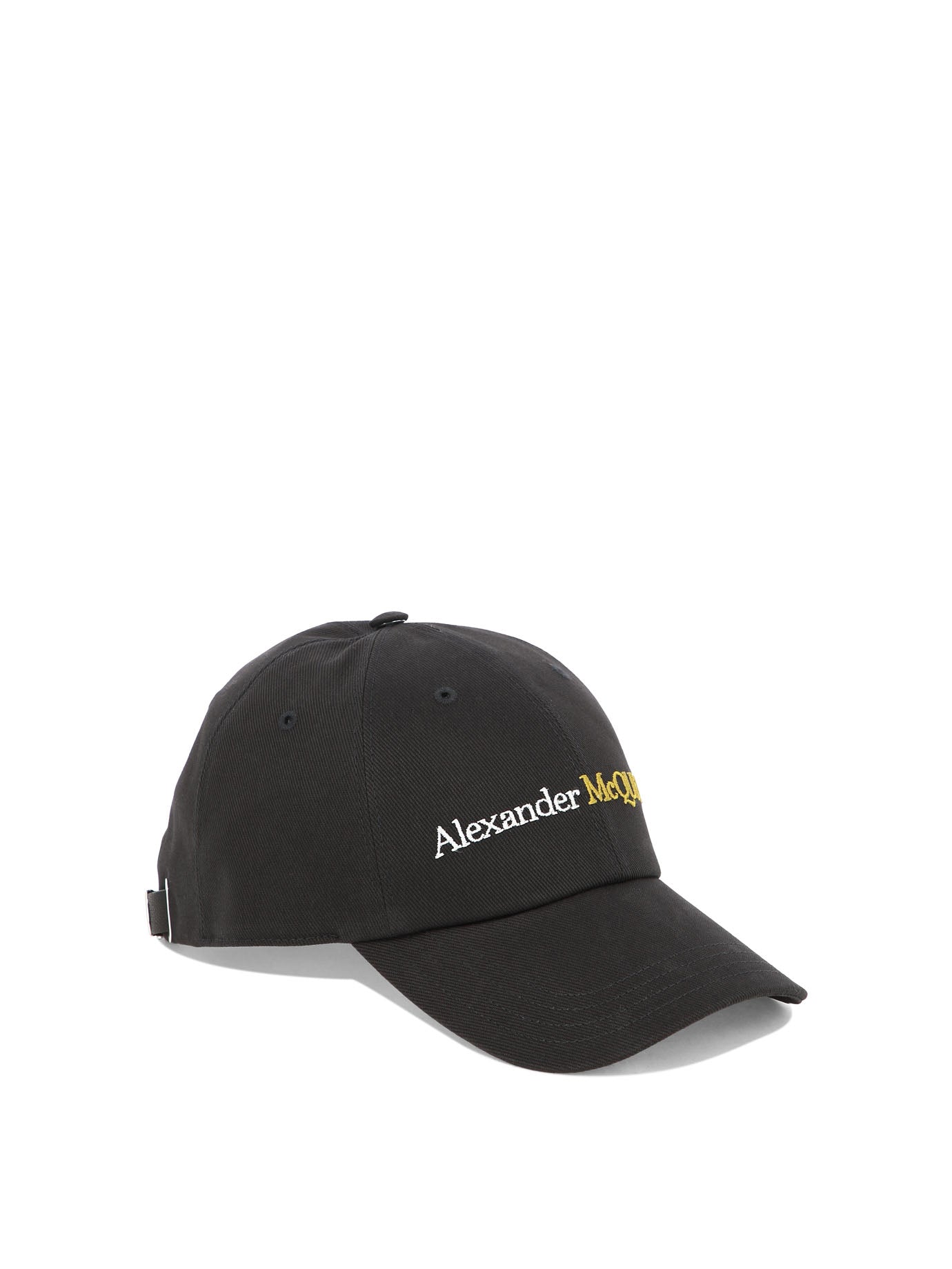 BLACK COTTON HAT Alexander McQueen
