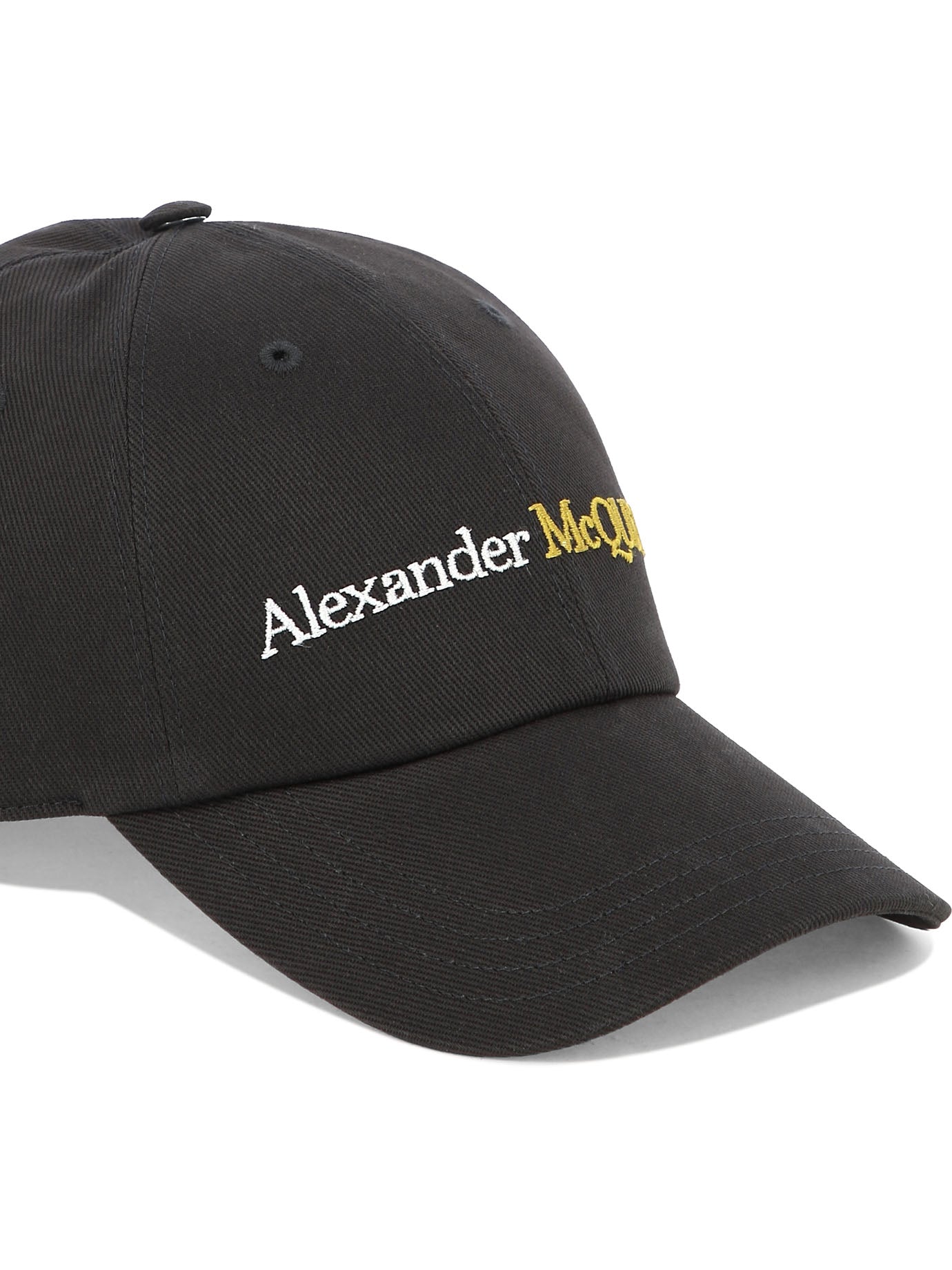 BLACK COTTON HAT Alexander McQueen