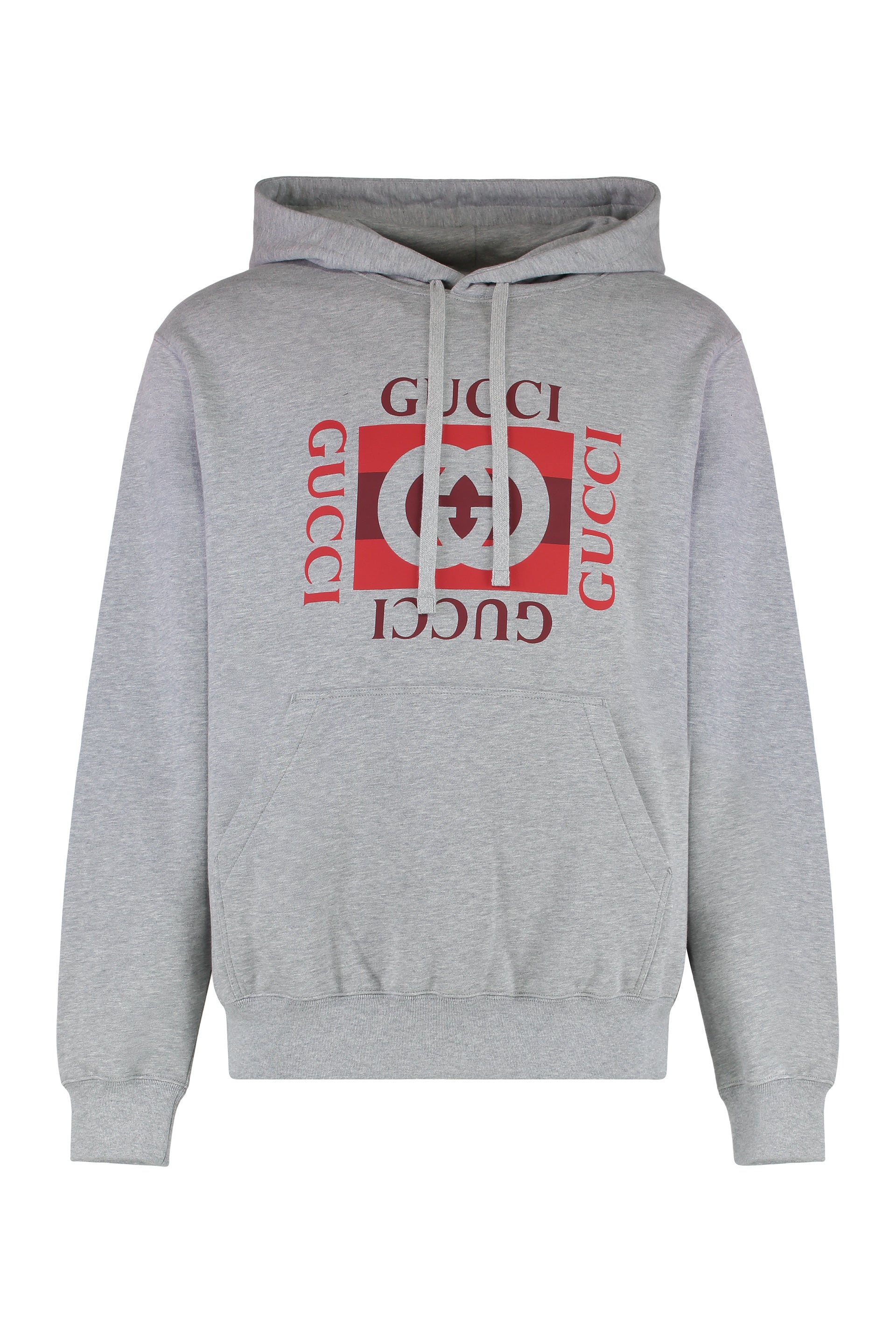 LOGO PRINT HOODIE Gucci grey S