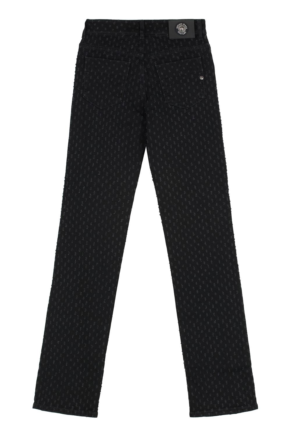 HIGH-RISE SLIM FIT JEANS VERSACE JEANS COUTURE