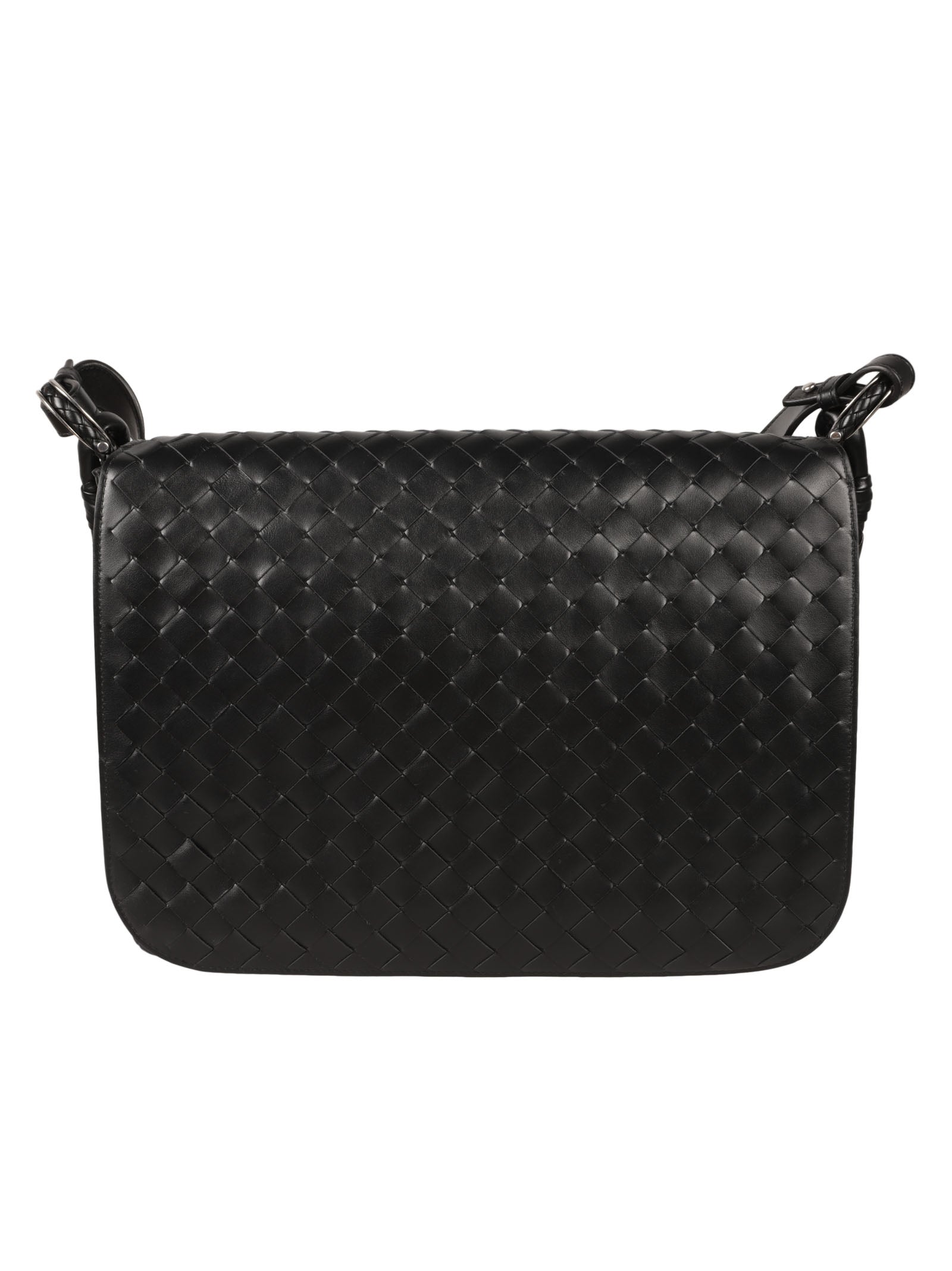 BLACK MESSENGER SWING BAG Bottega Veneta BLACK QT