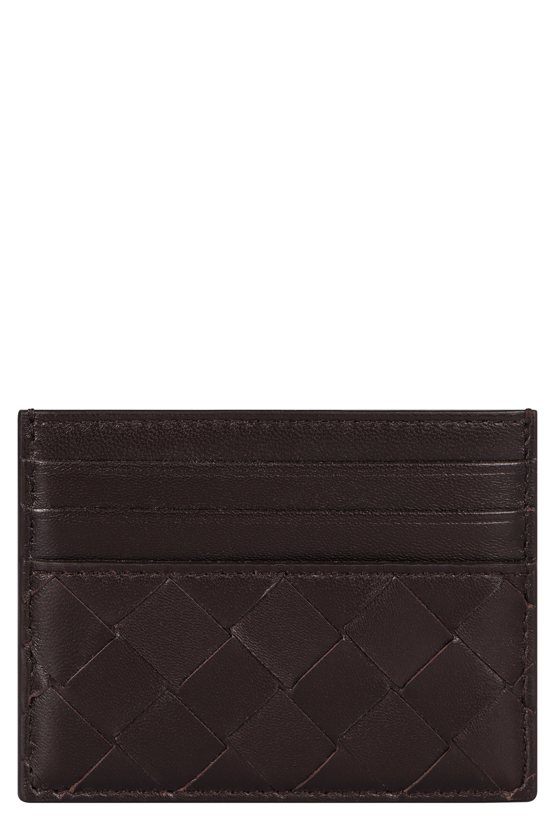 INTRECCIATO CARD HOLDER Bottega Veneta BROWN QT