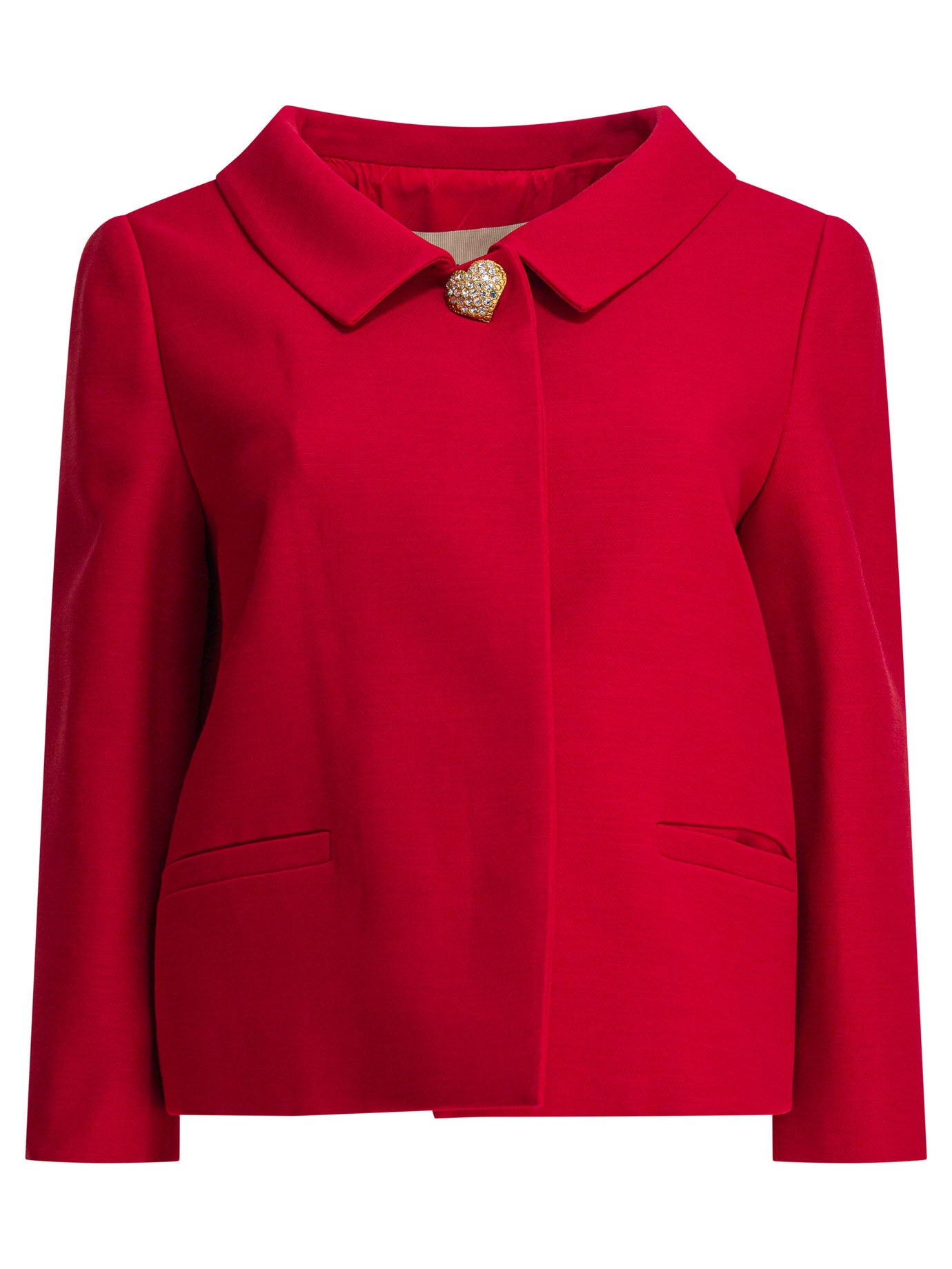 RED SILK JACKET Valentino RED 40