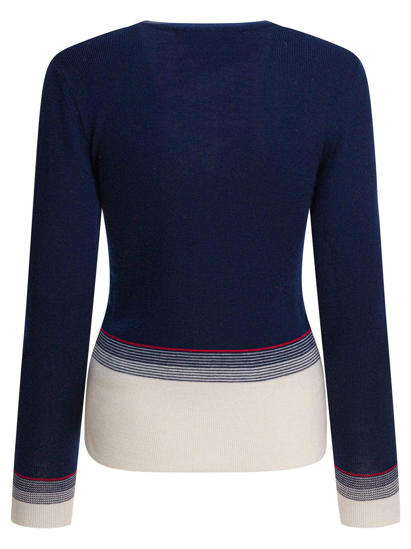 BLUE VIRGIN WOOL KNITWEAR Valentino