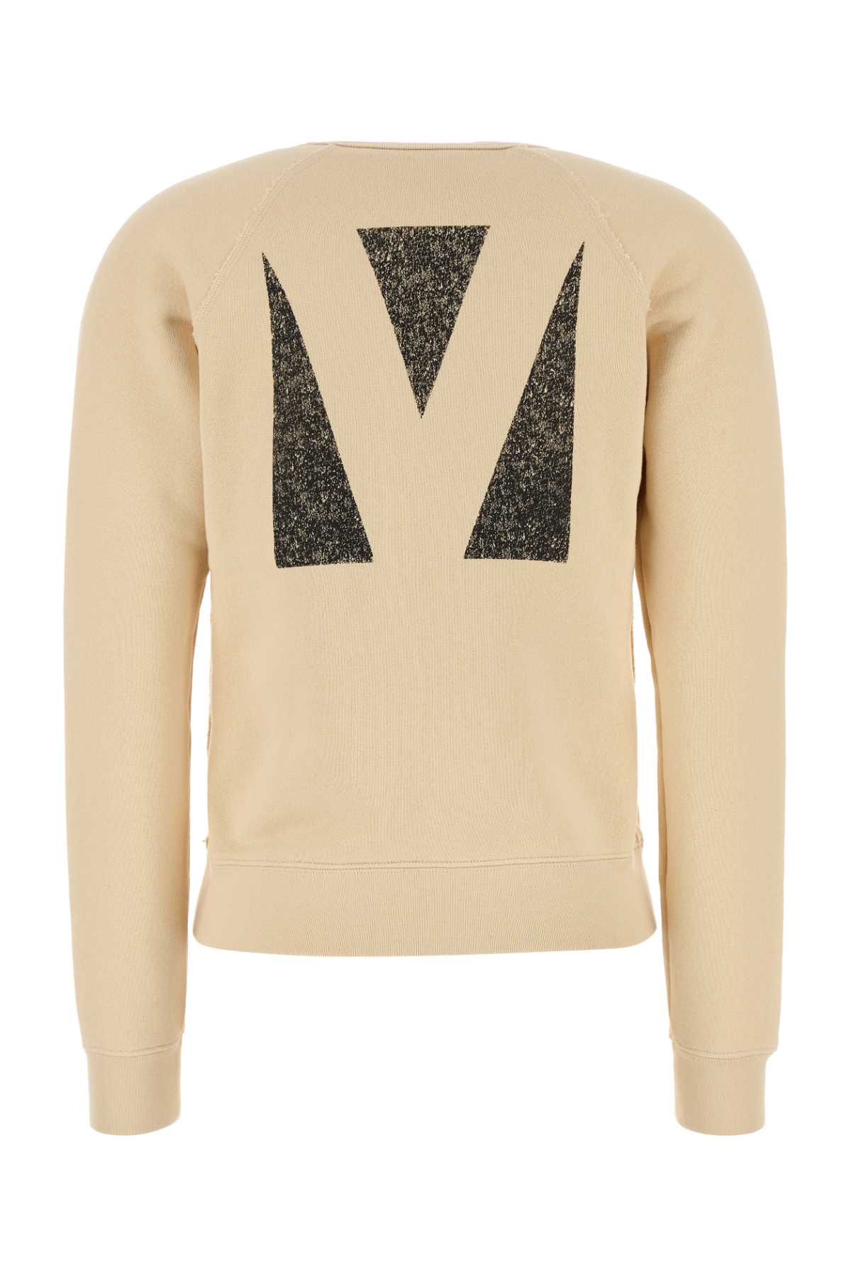 PASTEL ORANGE COTTON SWEATSHIRT Valentino Garavani