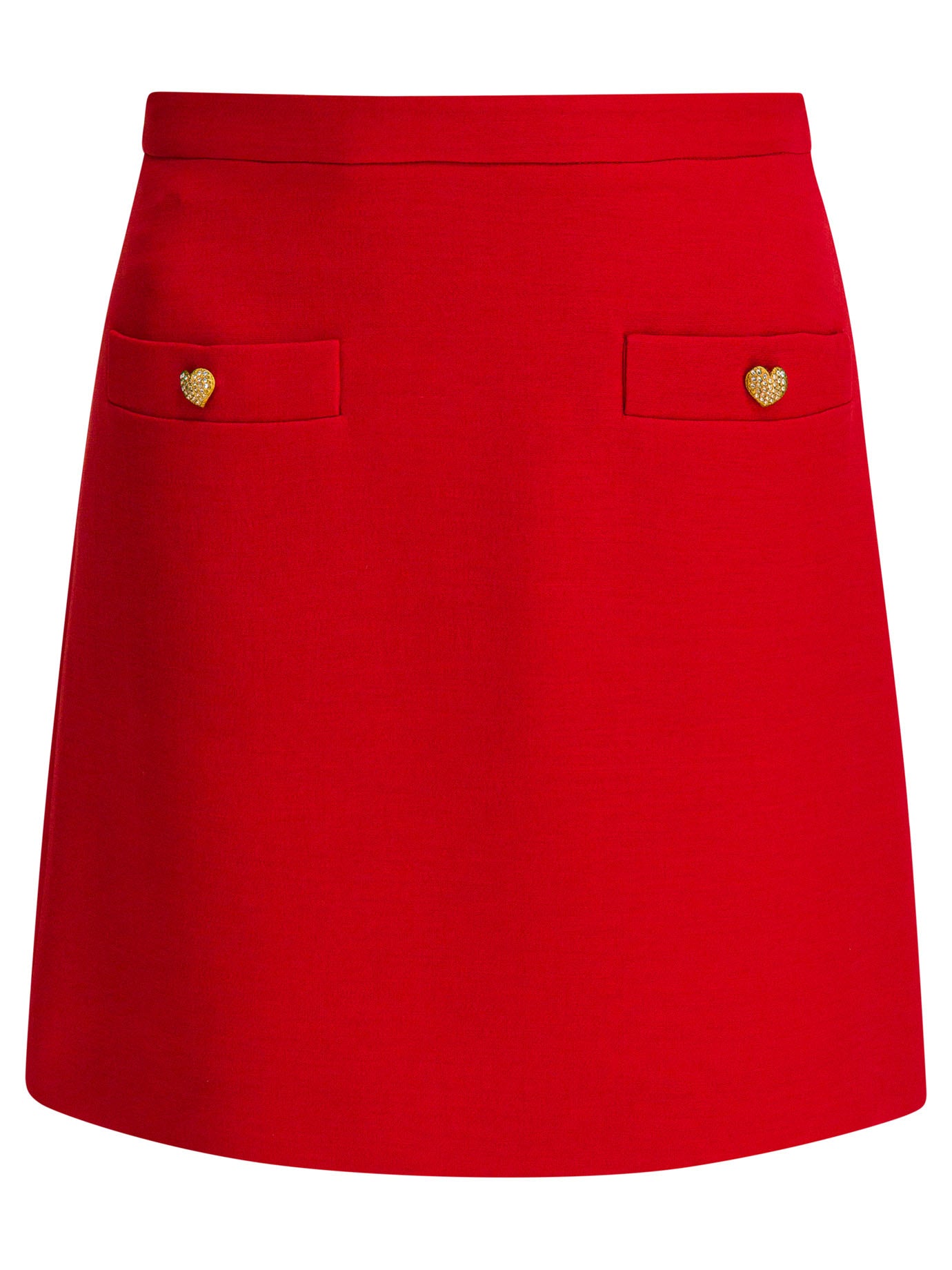 RED SILK SKIRT Valentino RED 40
