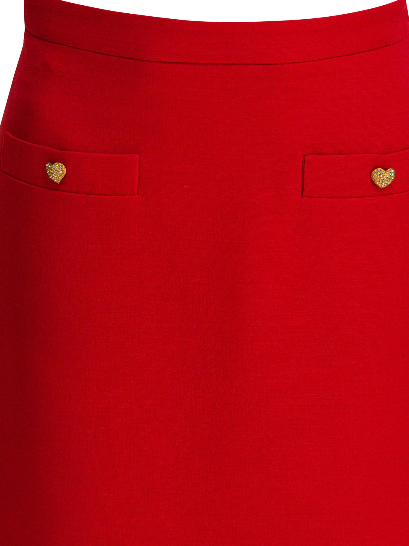 RED SILK SKIRT Valentino