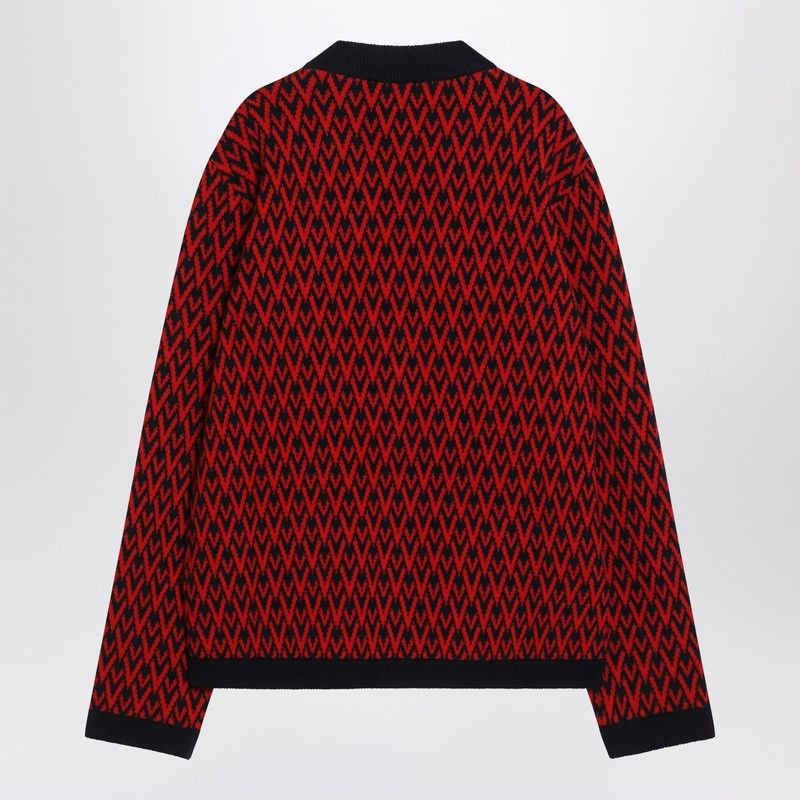 CARDIGAN WITH TOUTE LA V PATTERN Valentino