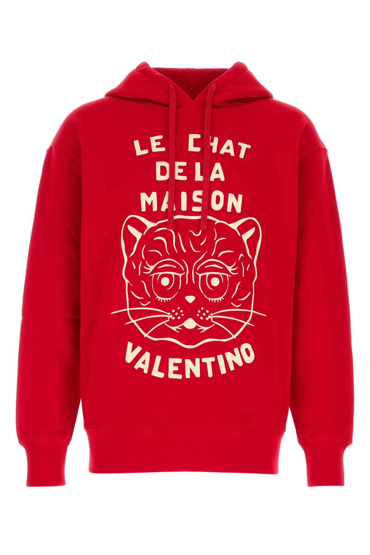 RED COTTON SWEATSHIRT Valentino Garavani RED M