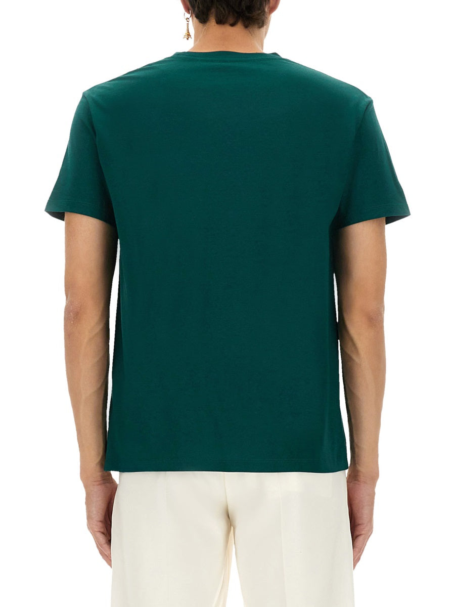 GREEN COTTON T-SHIRTS Valentino