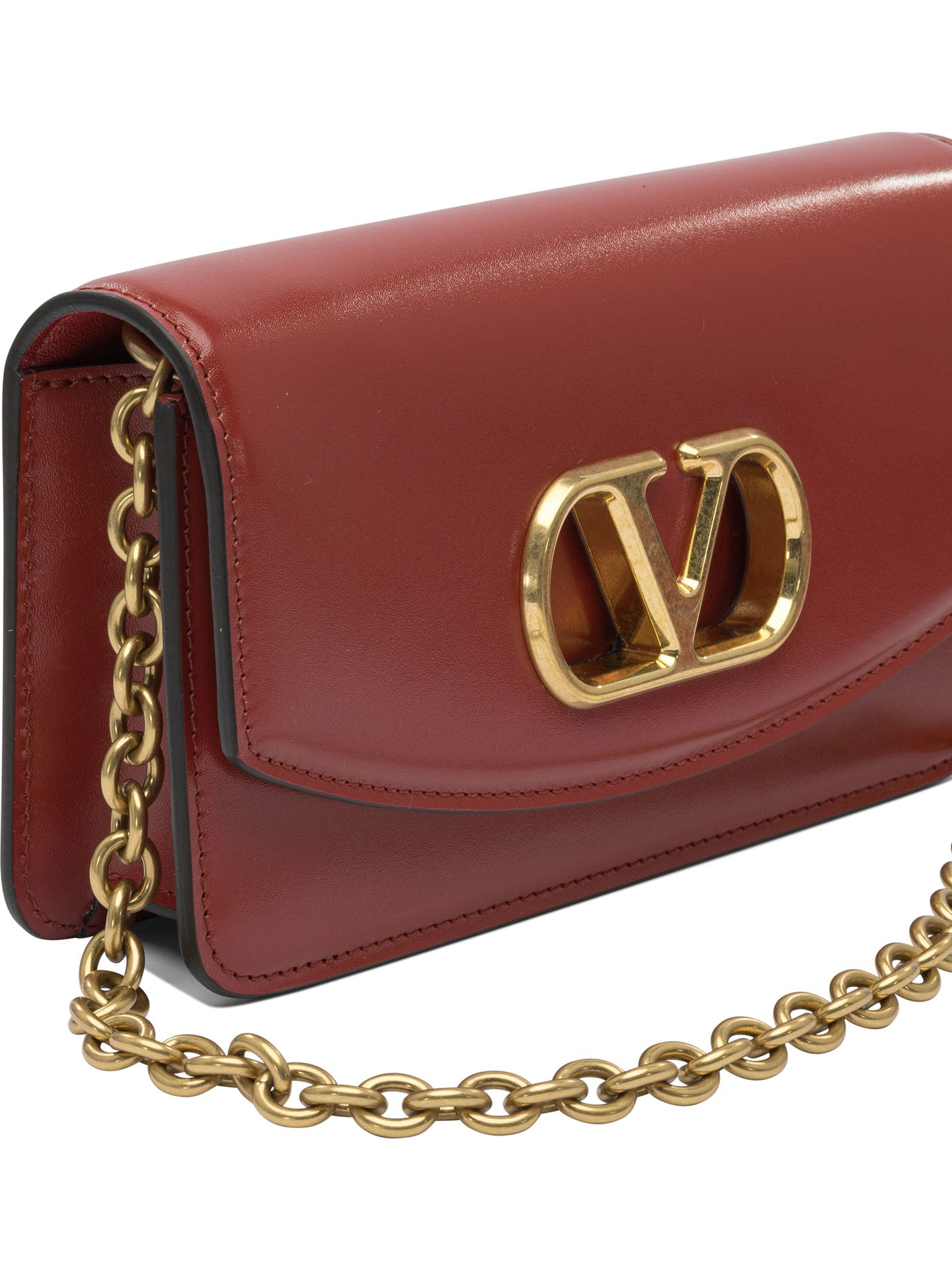 RED LEATHER CROSSBODY BAG Valentino Garavani
