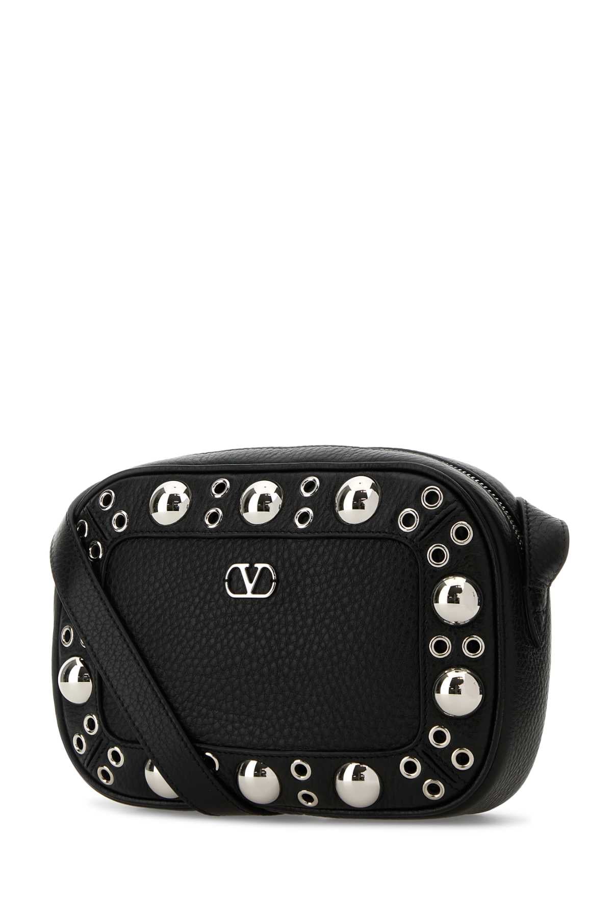 BLACK LEATHER NELLCôTE CROSSBODY BAG Valentino Garavani