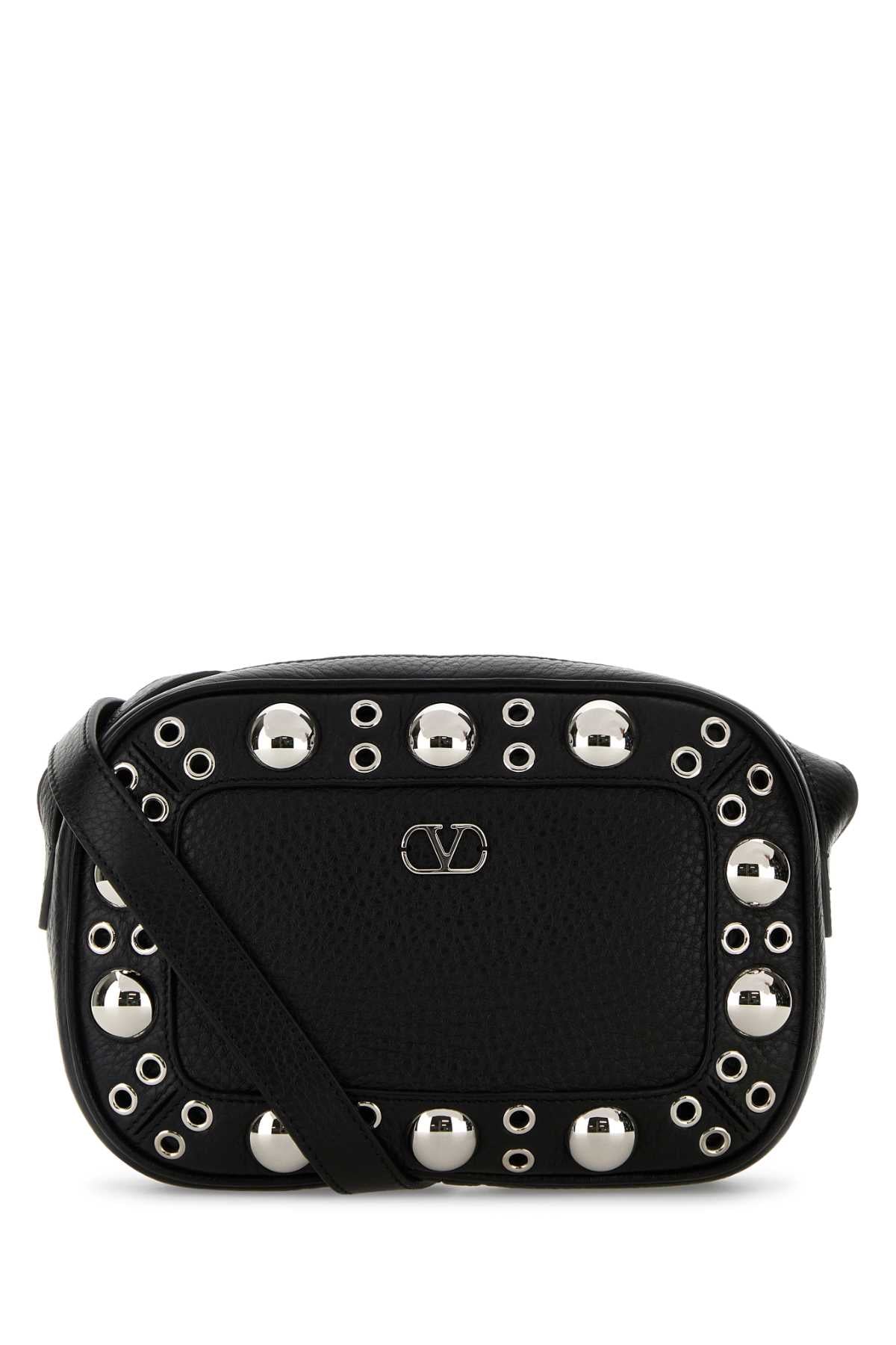 BLACK LEATHER NELLCôTE CROSSBODY BAG Valentino Garavani BLACK TU