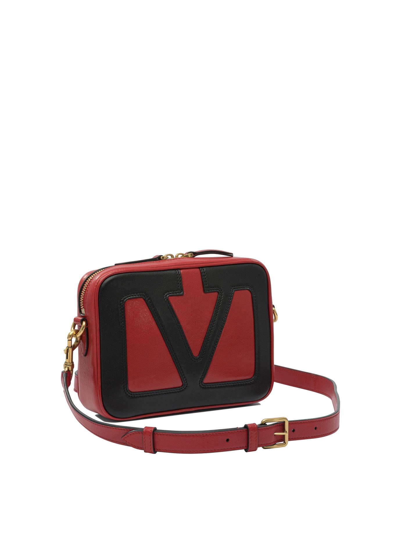 RED LEATHER CROSSBODY BAG Valentino Garavani
