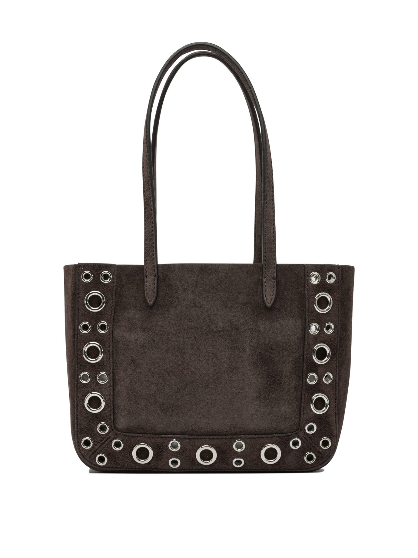 BROWN COWHIDE SHOULDER BAG Valentino Garavani