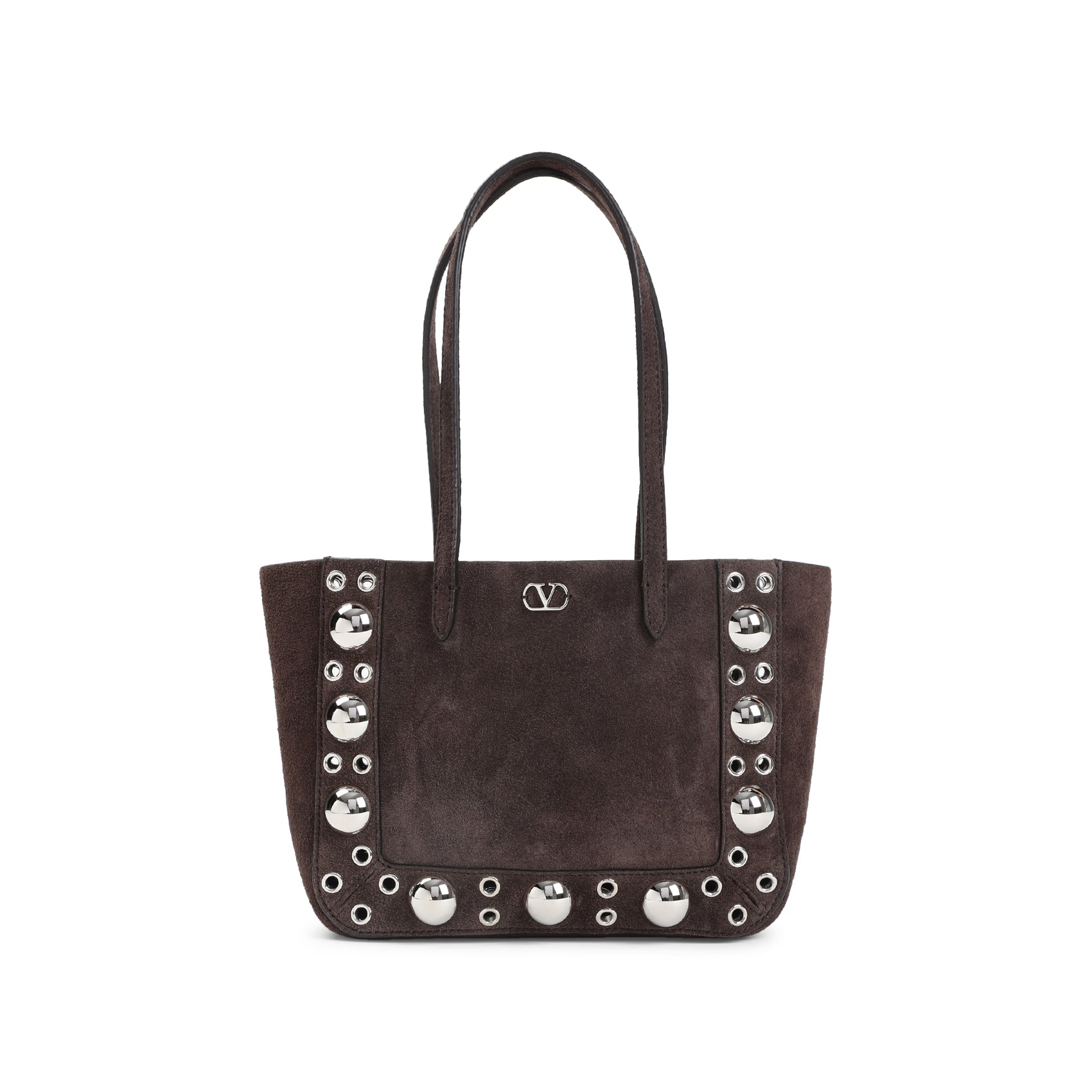 BROWN SUEDE NELLCôTE SHOPPING BAG Valentino Garavani BROWN TU
