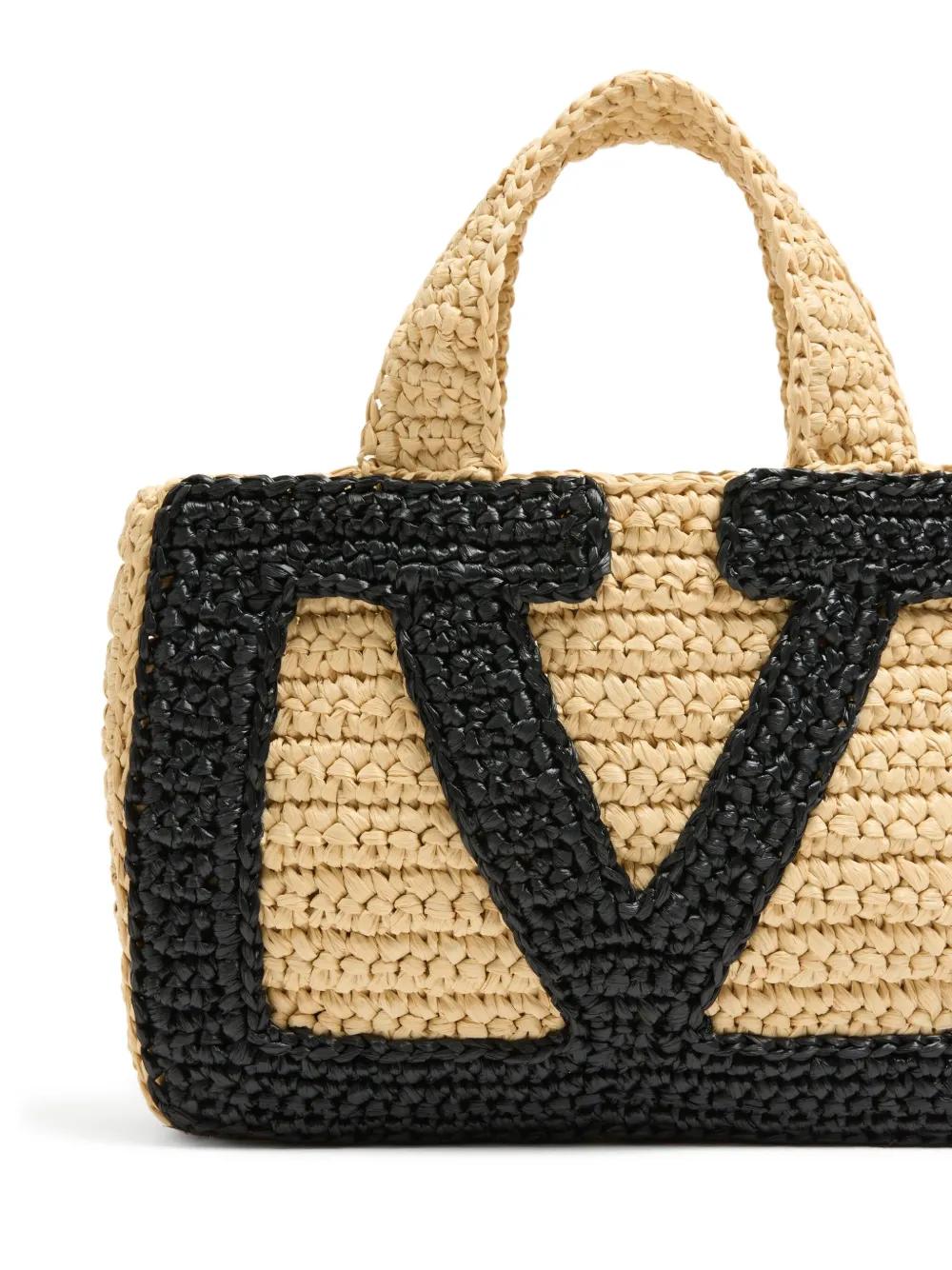 RAFFIA SMALL VIVA SUPERSTAR SHOPPING BAG Valentino Garavani