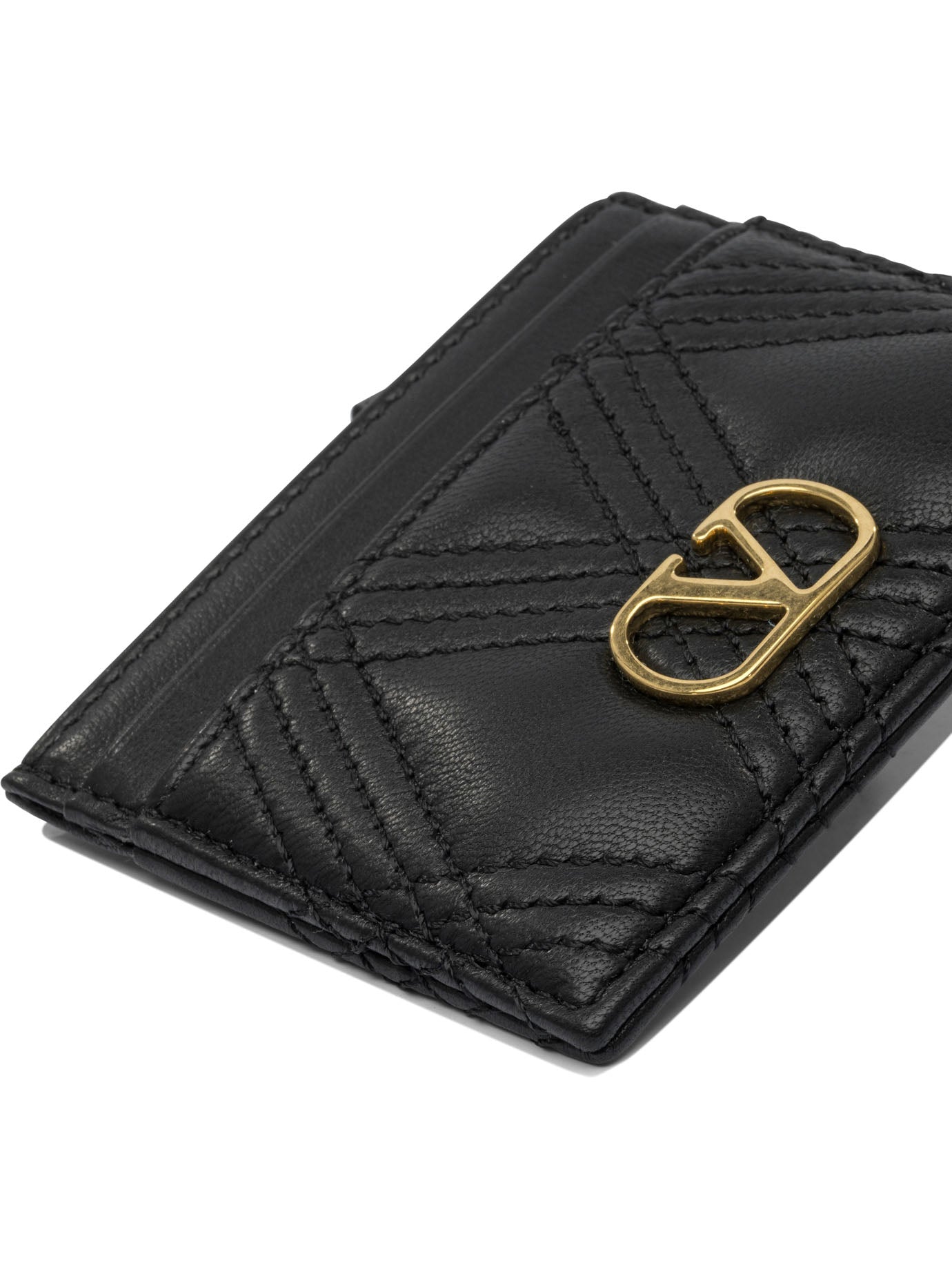 BLACK LEATHER WALLET Valentino Garavani
