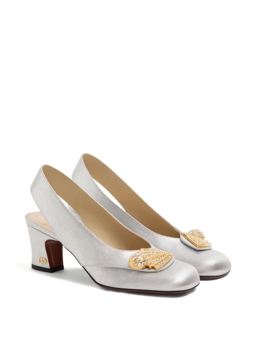 ADAMANTINE SLINGBACK PUMPS Valentino Garavani