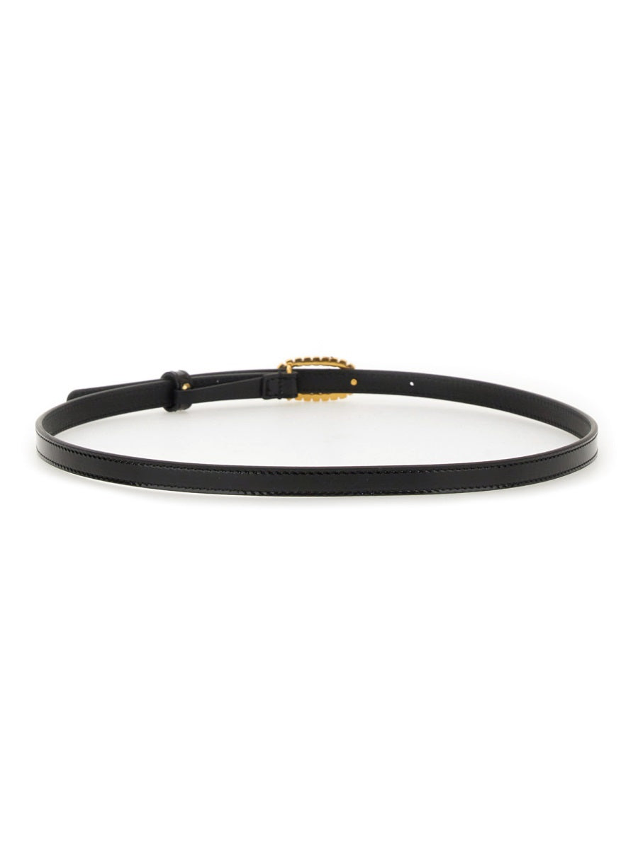 BLACK LEATHER BELTS Valentino Garavani BLACK 80