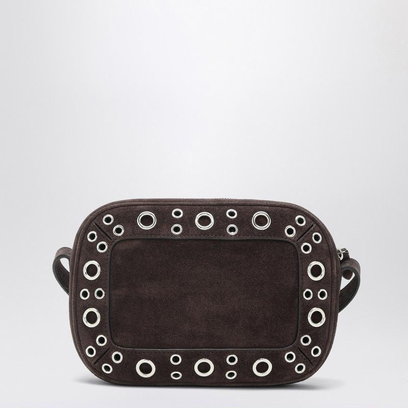 BROWN SUEDE NELLCôTE CROSSBODY BAG Valentino Garavani